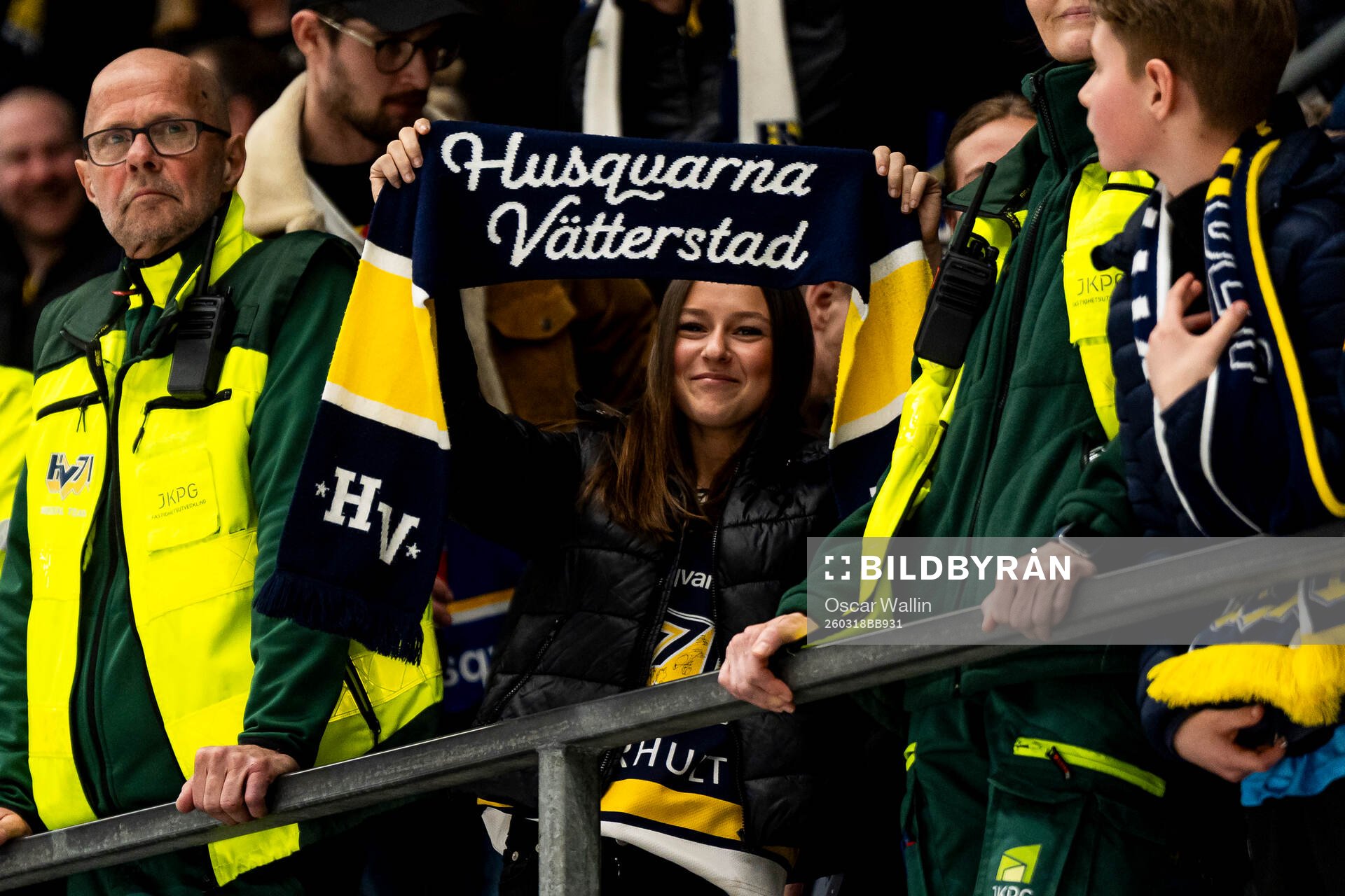 HV71s supportrar jublar