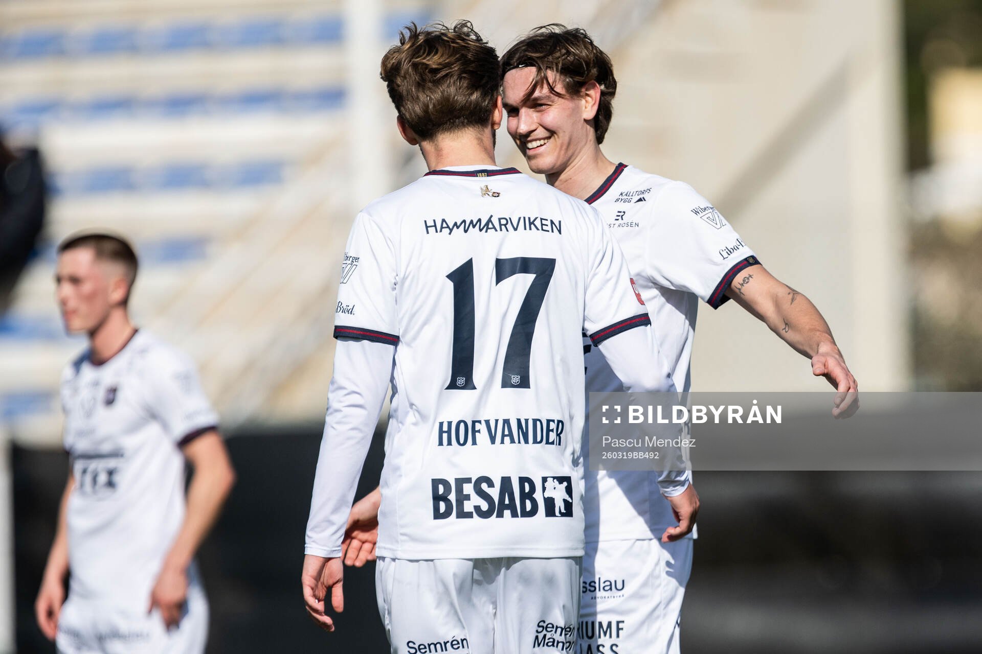 Örgrytes Noah Christoffersson jublar med William Hofvander