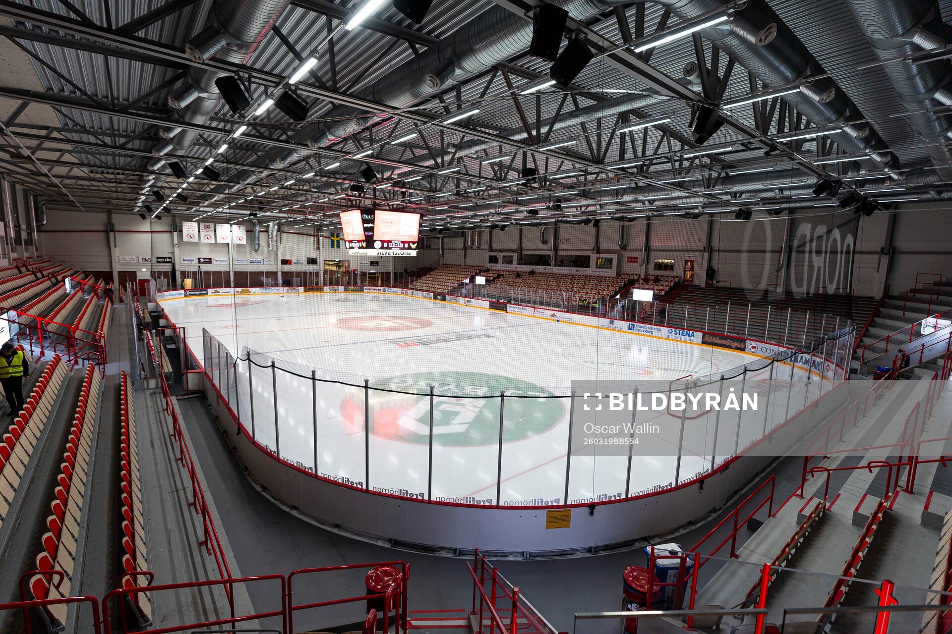 Interiör vy av SP arena