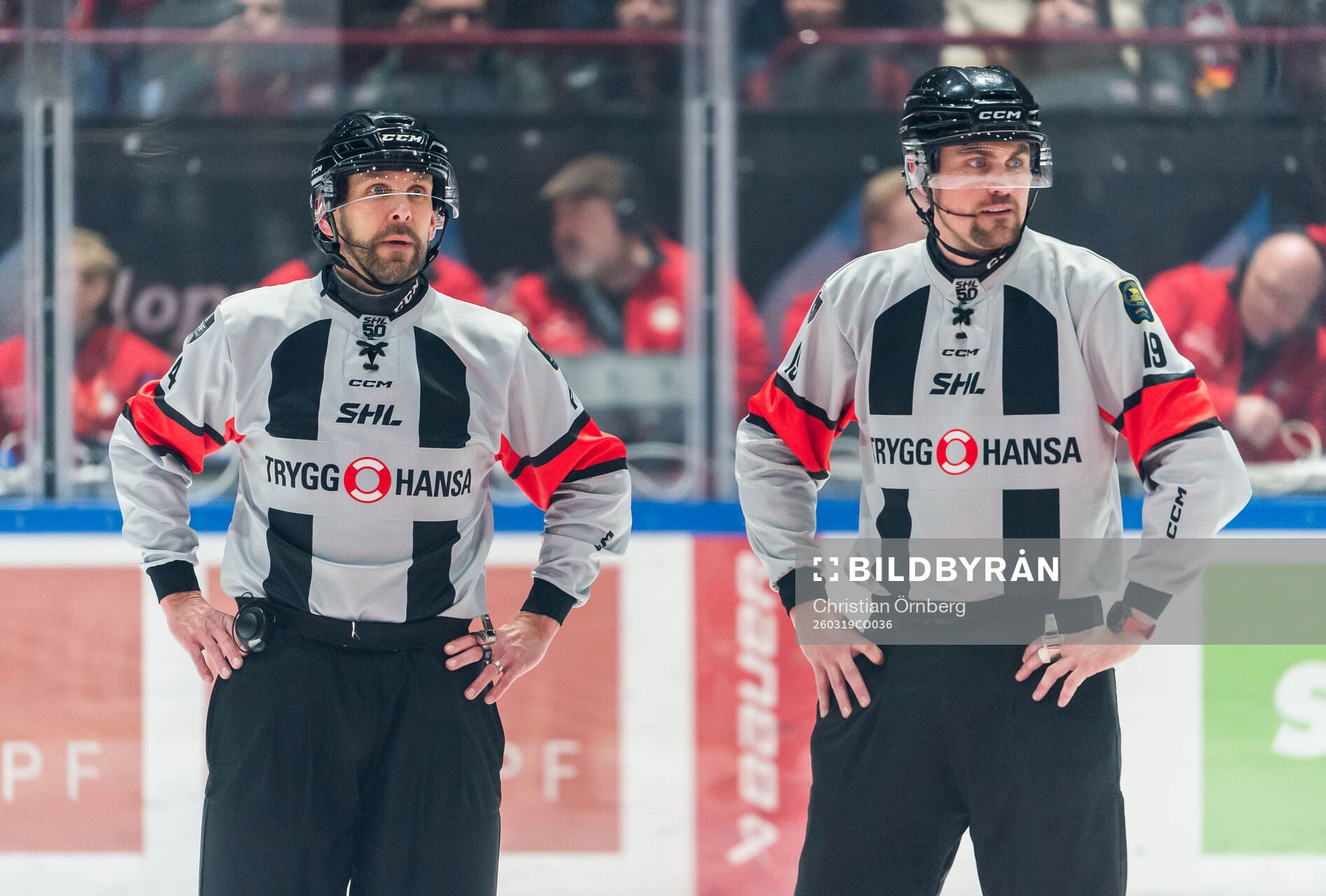 Domare Marcus Linde och Domare David Laksola