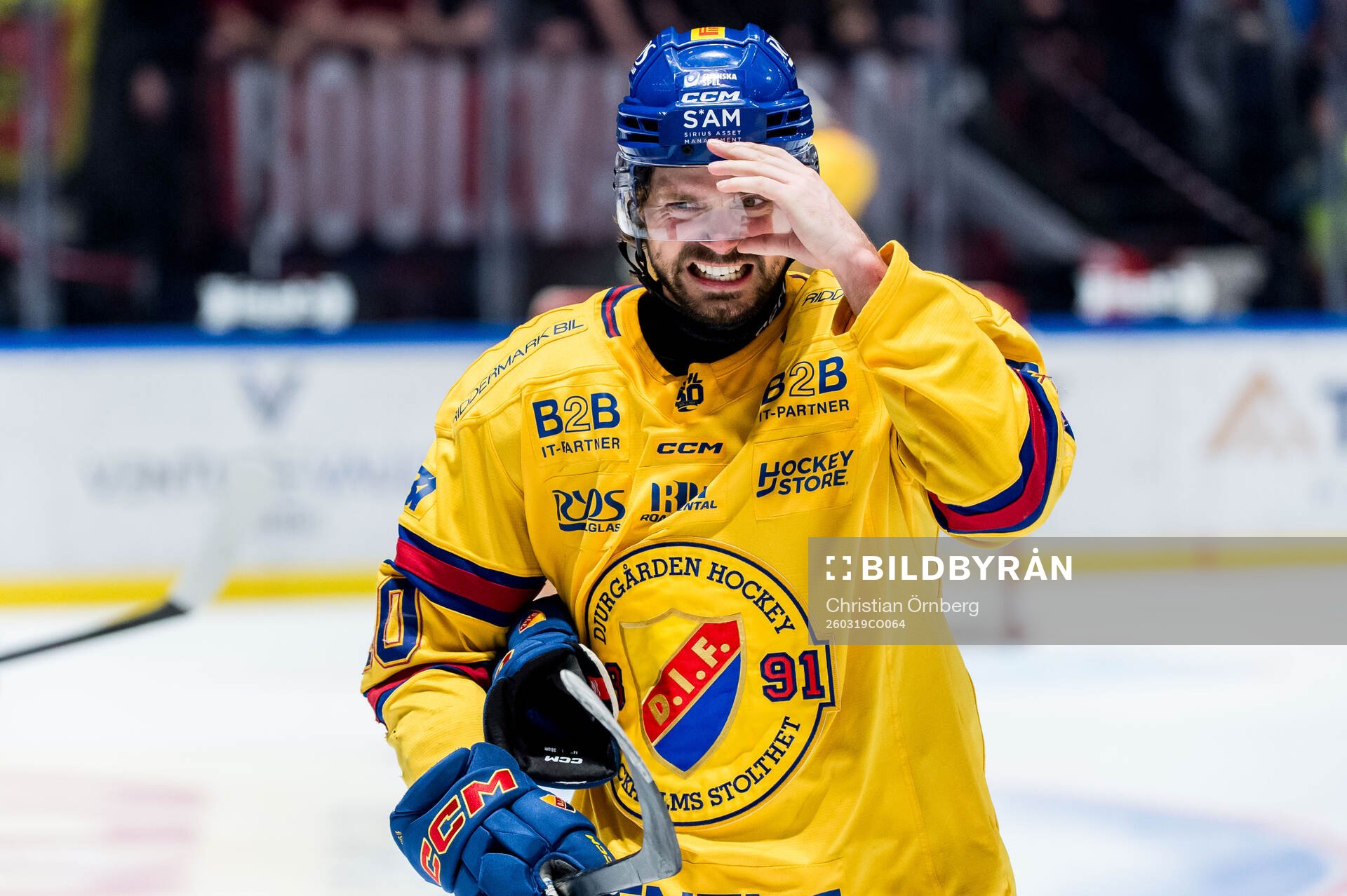 Djurgårdens Jacob Josefson jublar