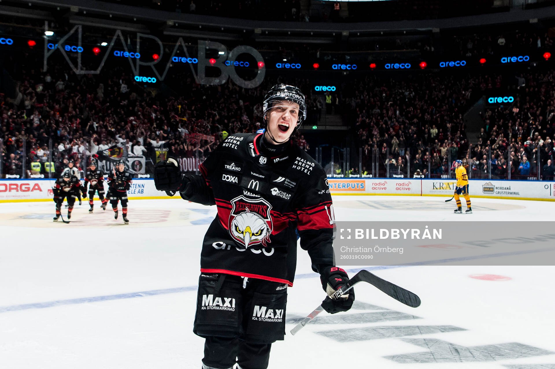 Malmö Redhawks William Von Barnekow jublar