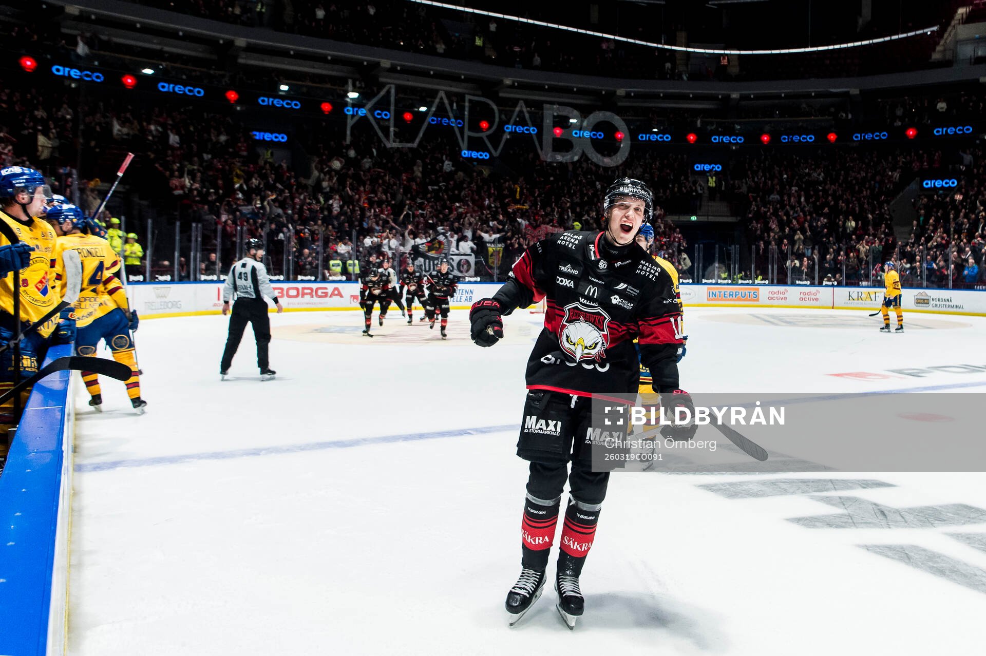 Malmö Redhawks William Von Barnekow jublar