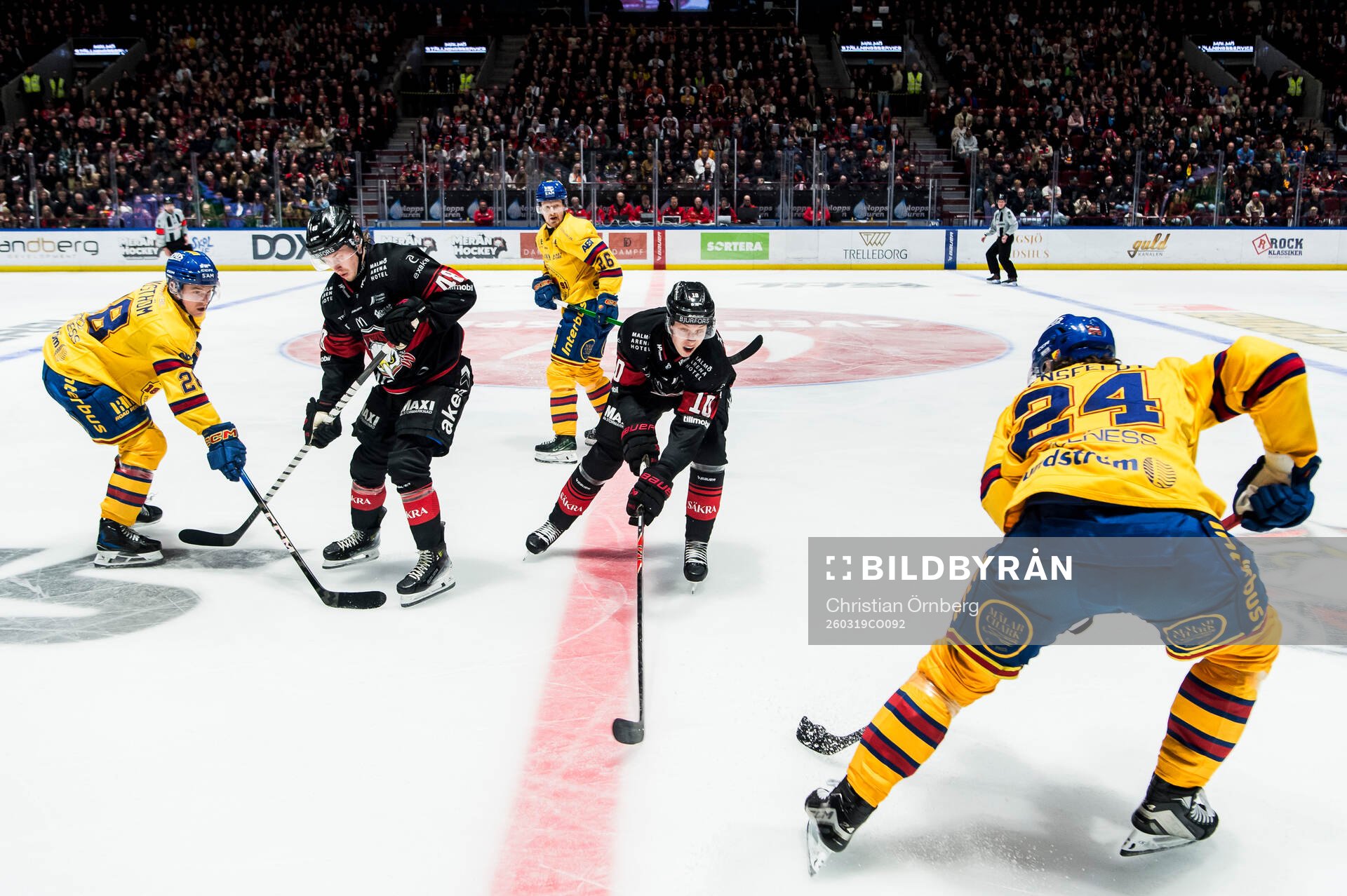 Djurgårdens Gustav Lindström och Ludvig Rensfeldt mot