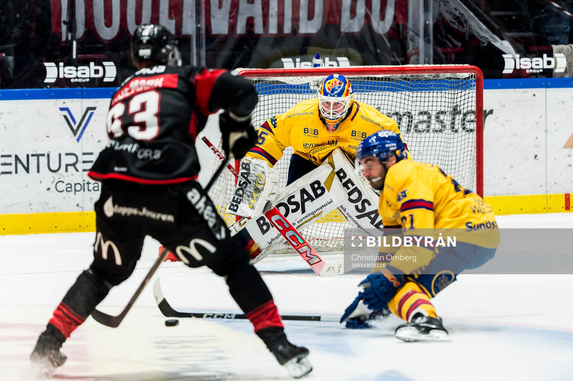 Malmö Redhawks Fredrik Händemark mot Djurgårdens