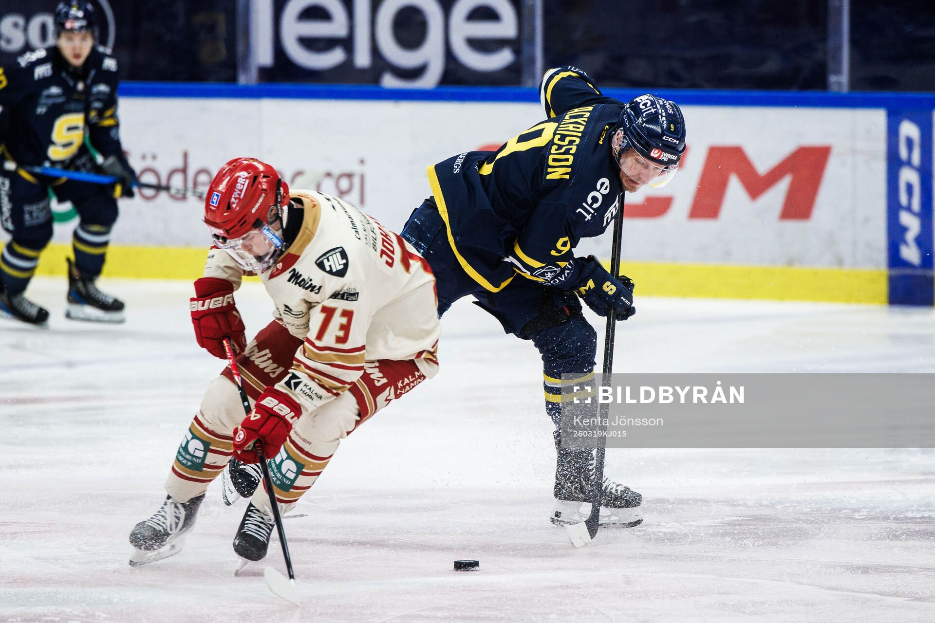 Kalmars Valdemar Johansson och Södertäljes Patrik