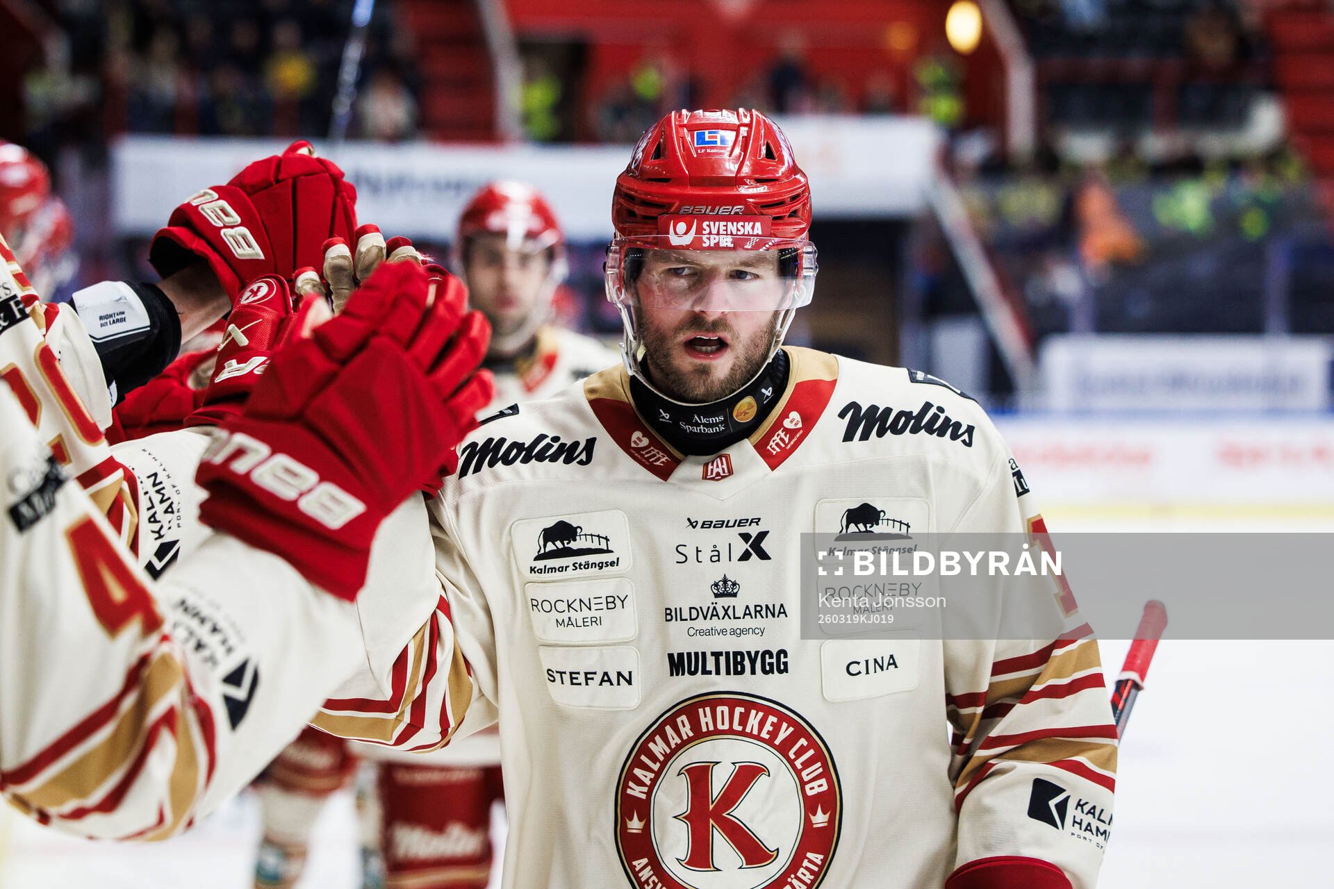 Kalmars Jesper Lindén jublar