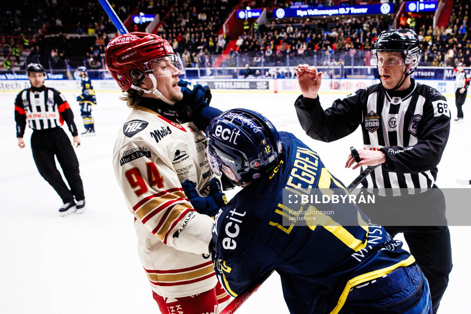 Kalmars Albin Storm och Södertäljes Viktor Liljegren