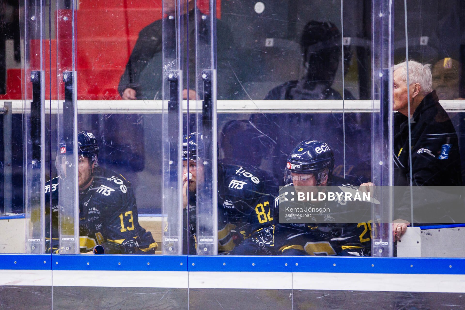 Södertäljes Henrik Eriksson, Roope Laavainen och Adam