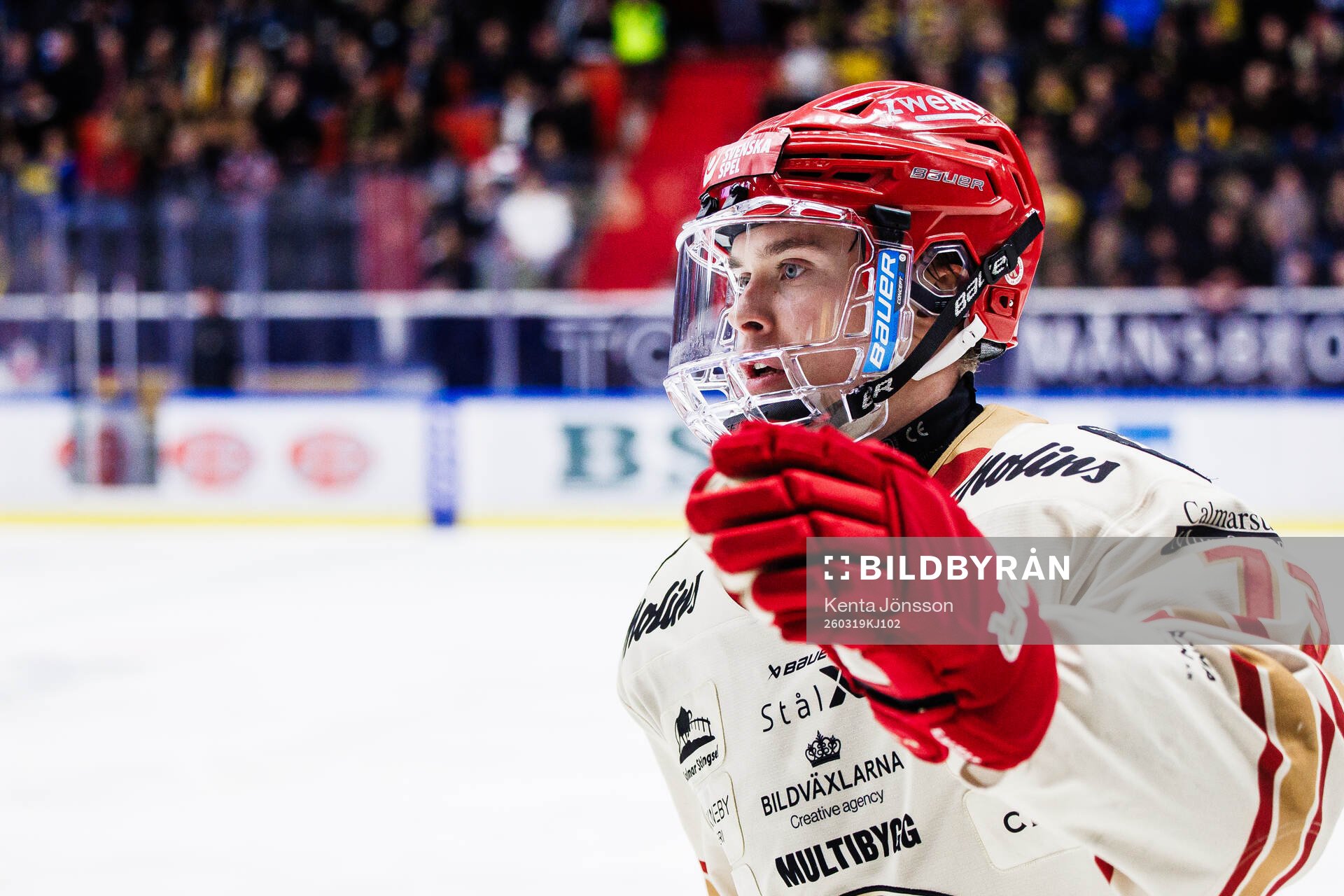 Kalmars Valdemar Johansson jublar