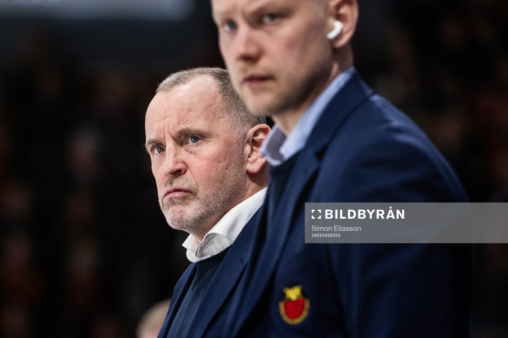 Luleås tränare Thomas Berglund och assisterande tränare