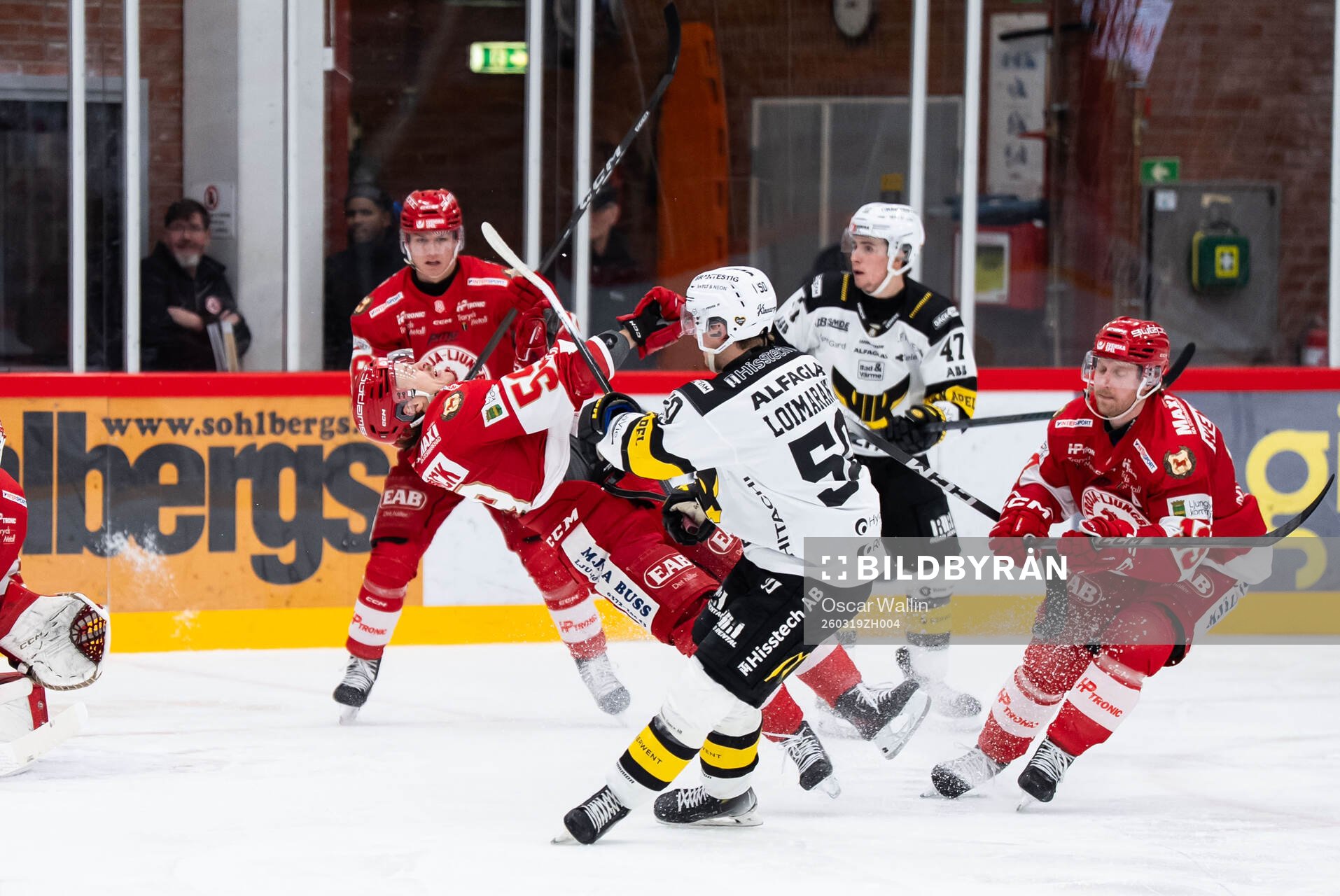 Troja/Ljungbys Zachary Wytinck och Västerås Veikko