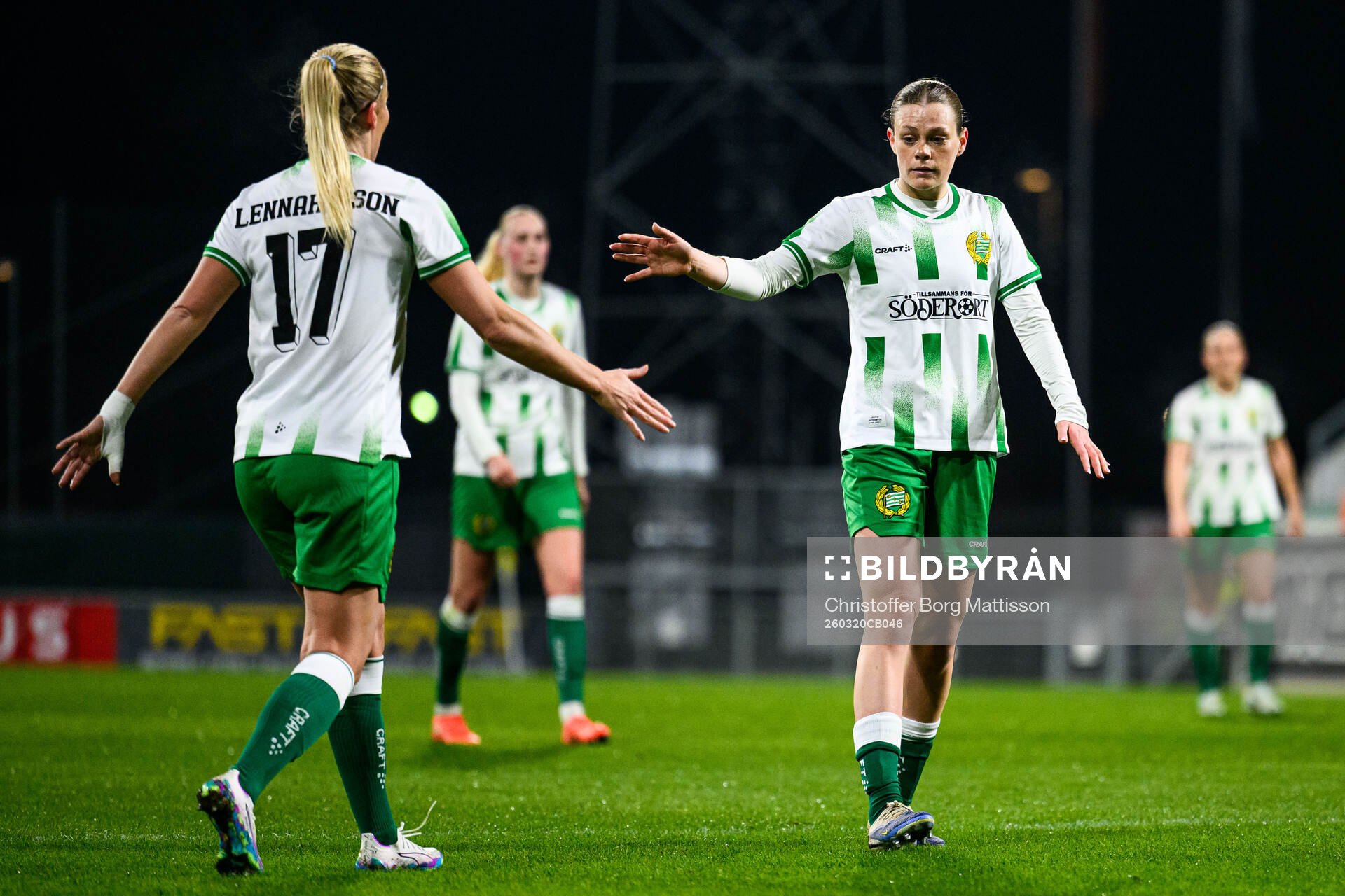 Hammarbys Sofia Reidy deppar