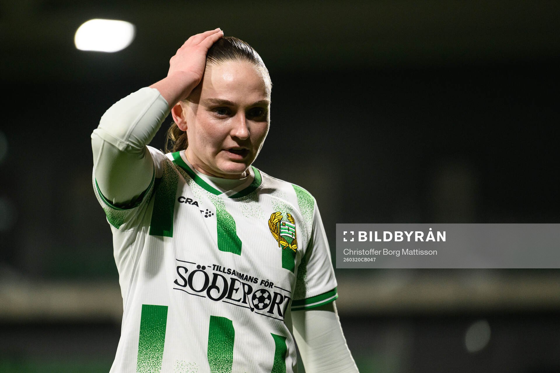 Hammarbys Vilde Hasund deppar