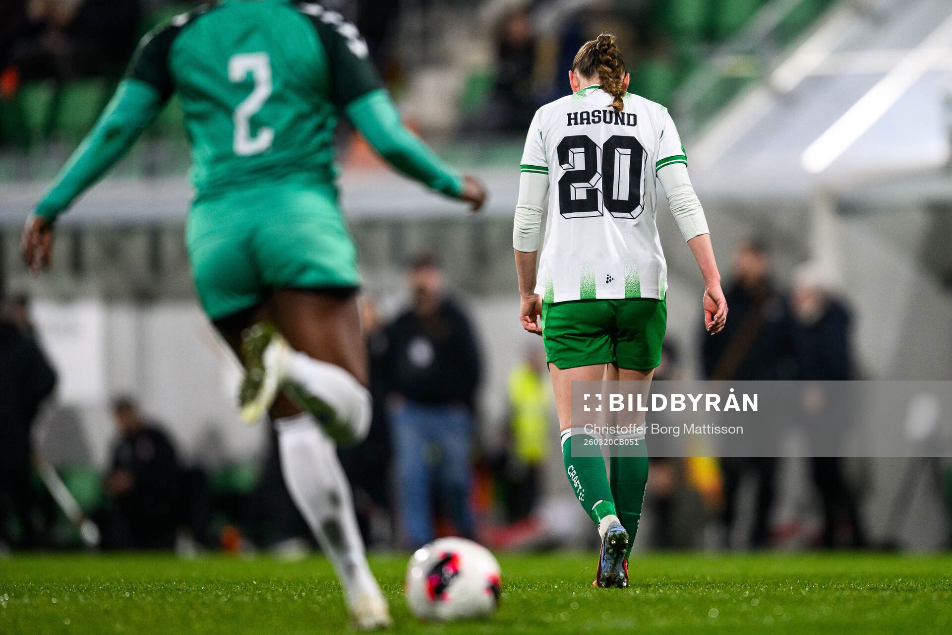 Hammarbys Vilde Hasund deppar
