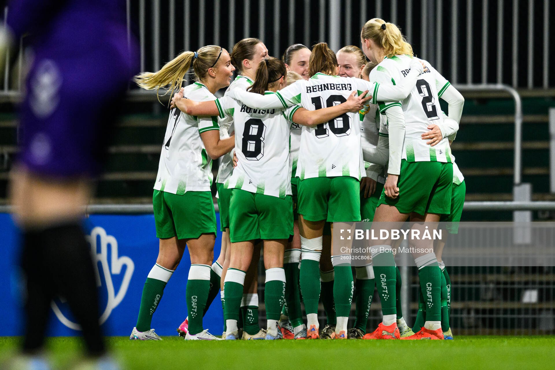 Hammarbys Elin Sørum jublar