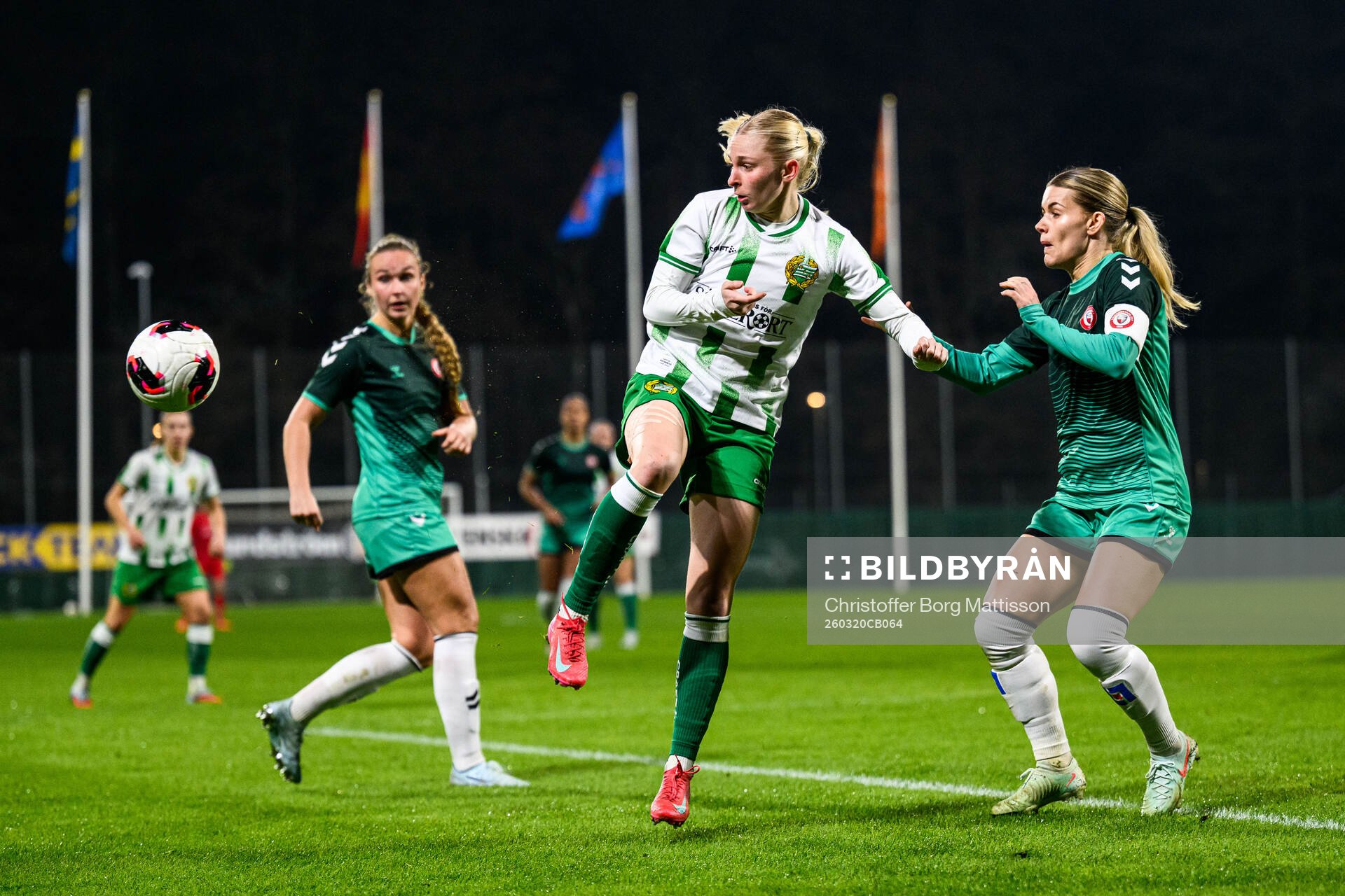 Hammarbys Emilie Joramo och Kristianstads Tilda Persson