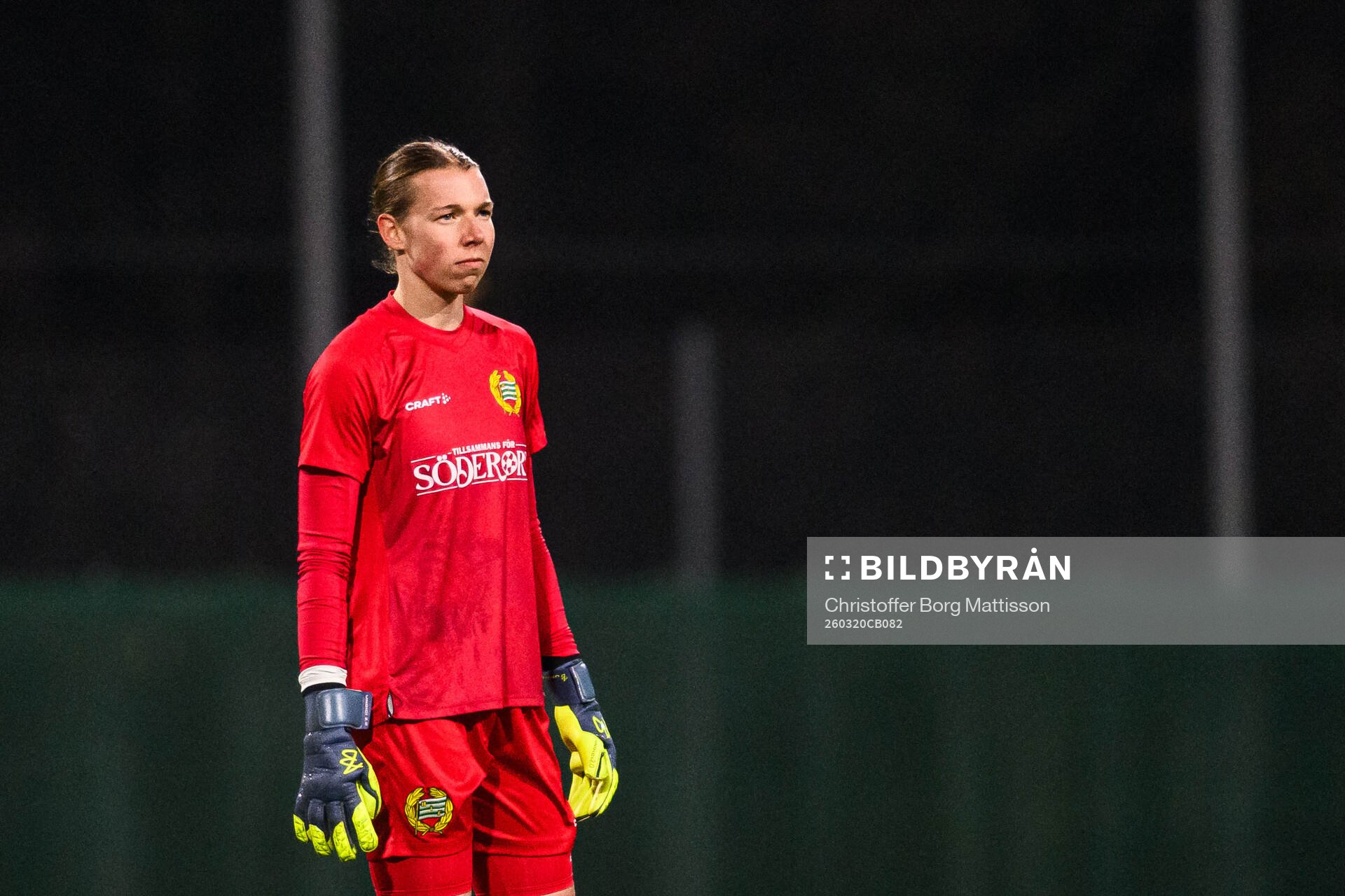 Hammarbys målvakt Melina Loeck