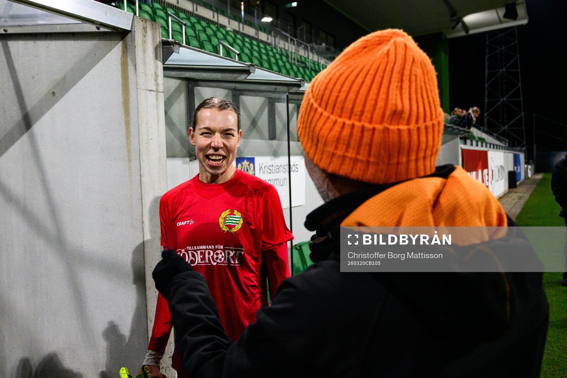 Hammarbys målvakt Melina Loeck