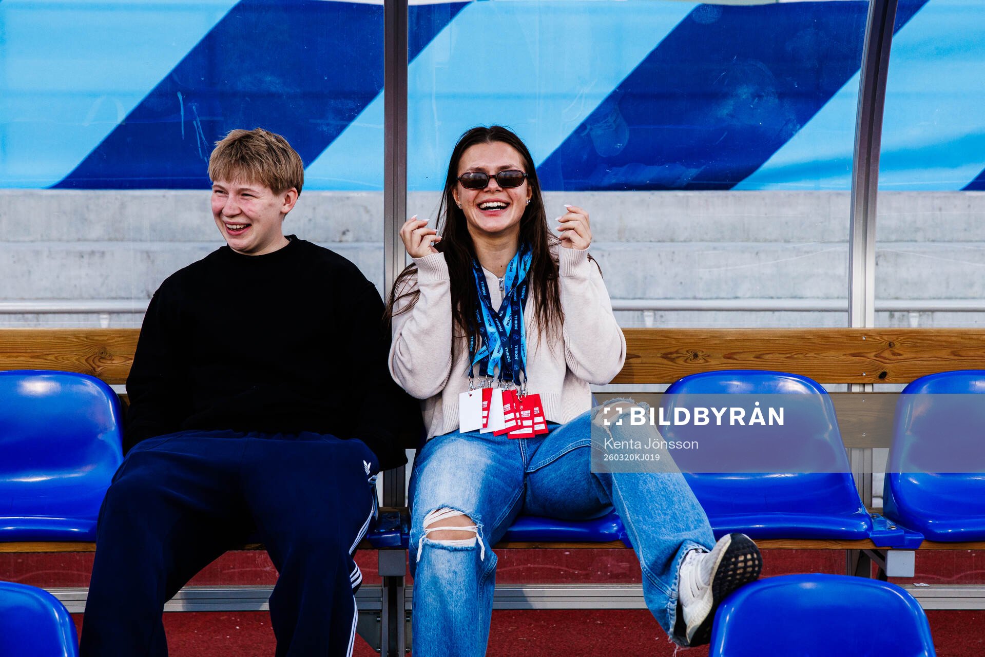 Djurgårdens Olivia Ulenius och Alexsandra Lobanova