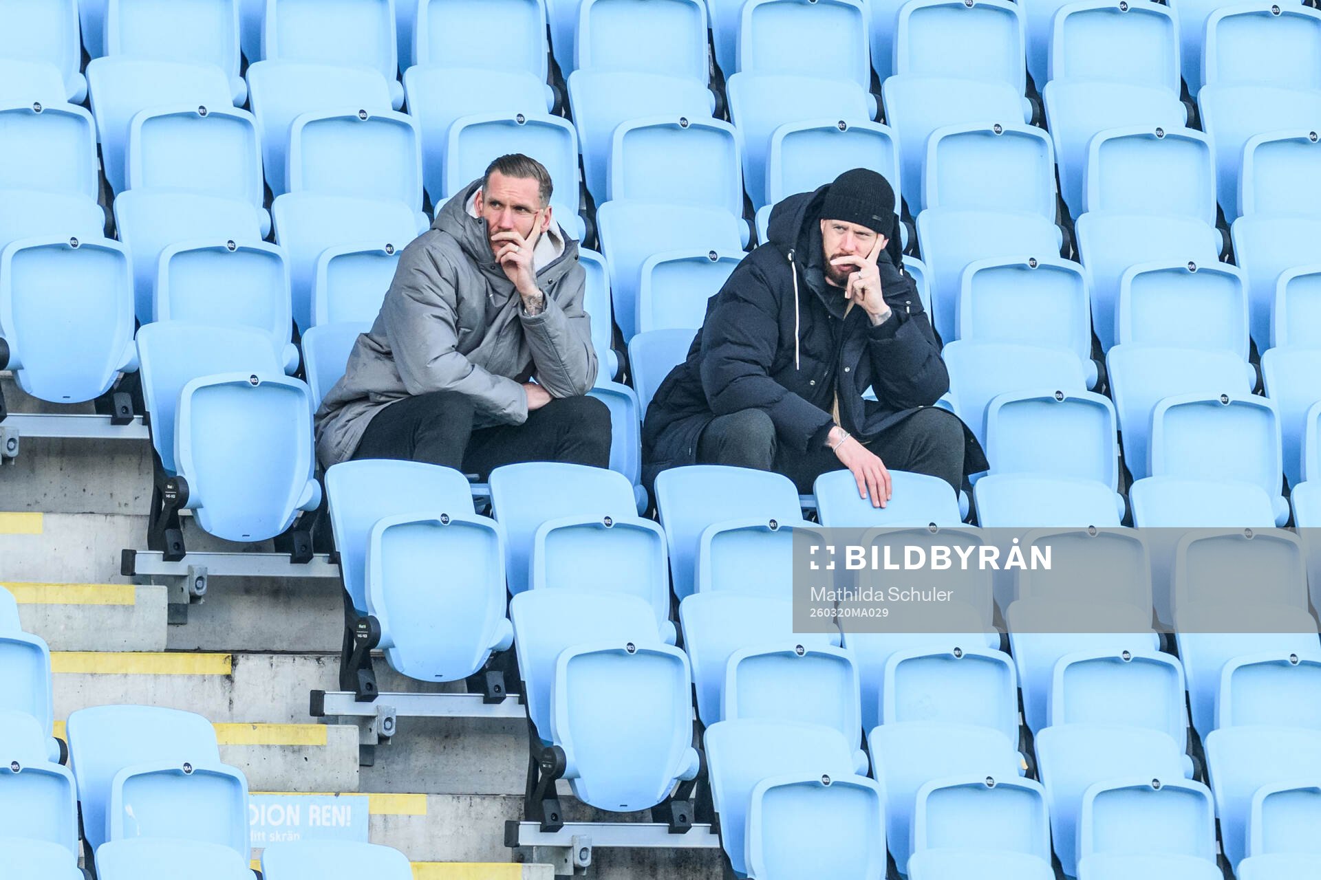 Malmö FF målvakt Robin Olsen och Pontus Jansson