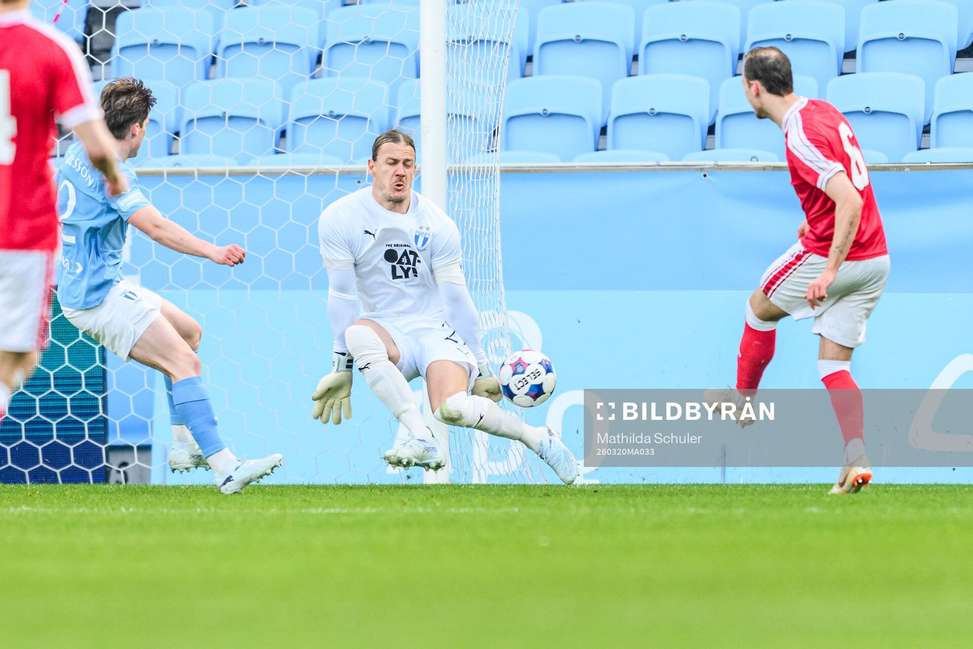 Malmö FFs målvakt Johan Dahlin