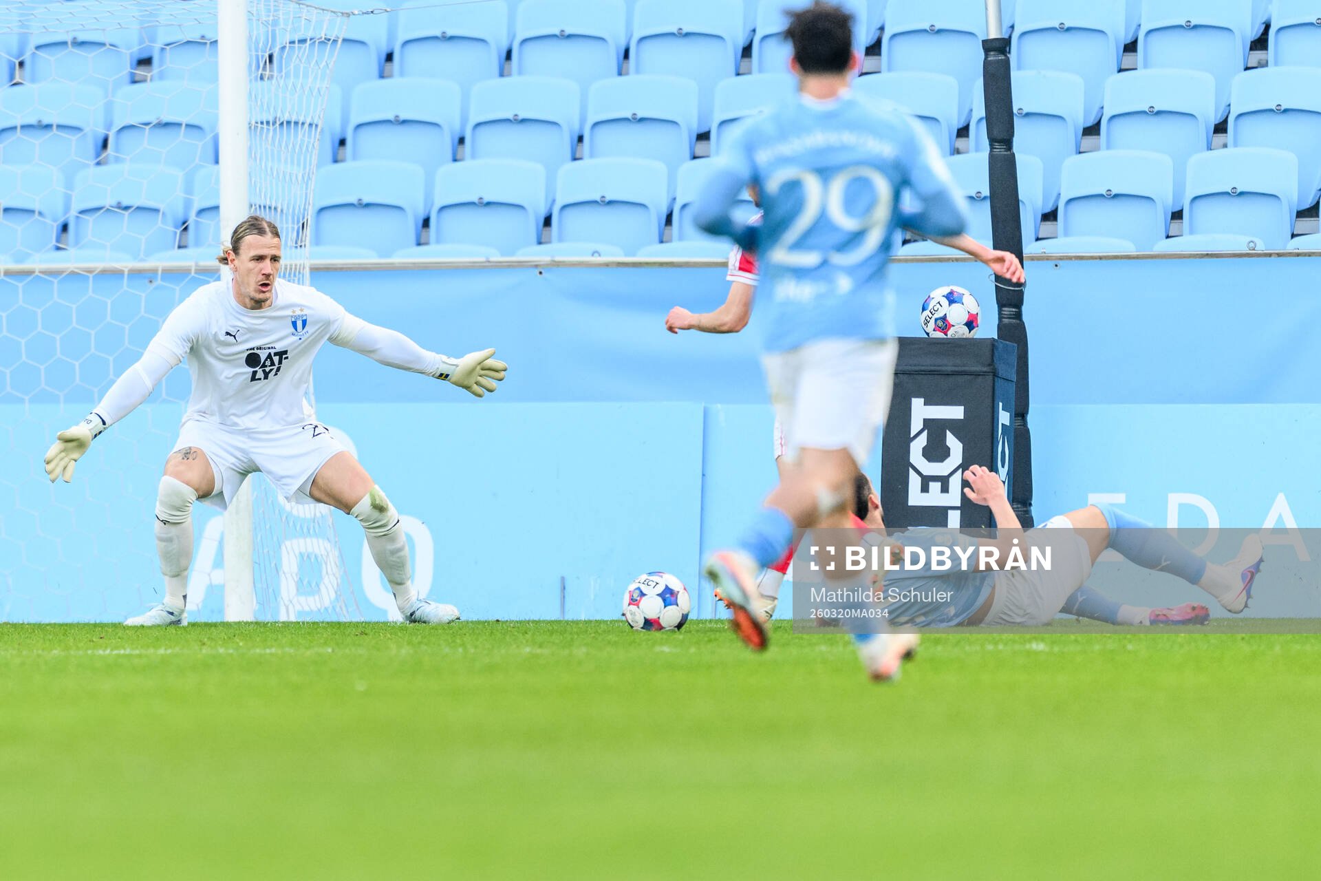 Malmö FFs målvakt Johan Dahlin