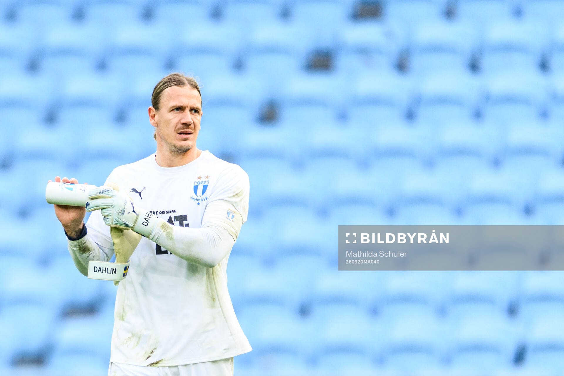 Malmö FFs målvakt Johan Dahlin