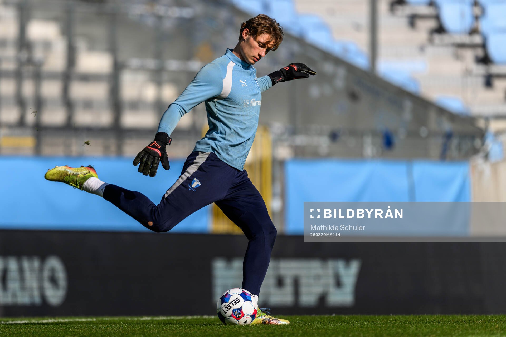 Malmö FFs målvakt William Nieroth Lundgren