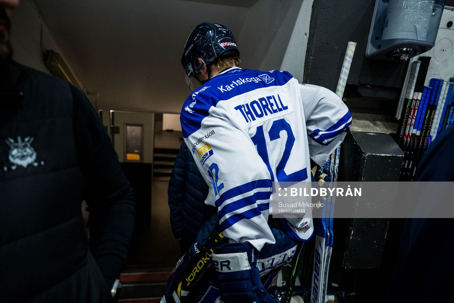 Karlskogas Gustaf Thorell lämnar isen
