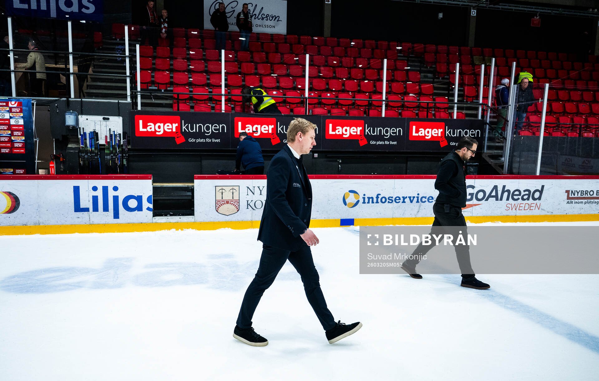 Nybros tränare Hampus Sylvegård deppar