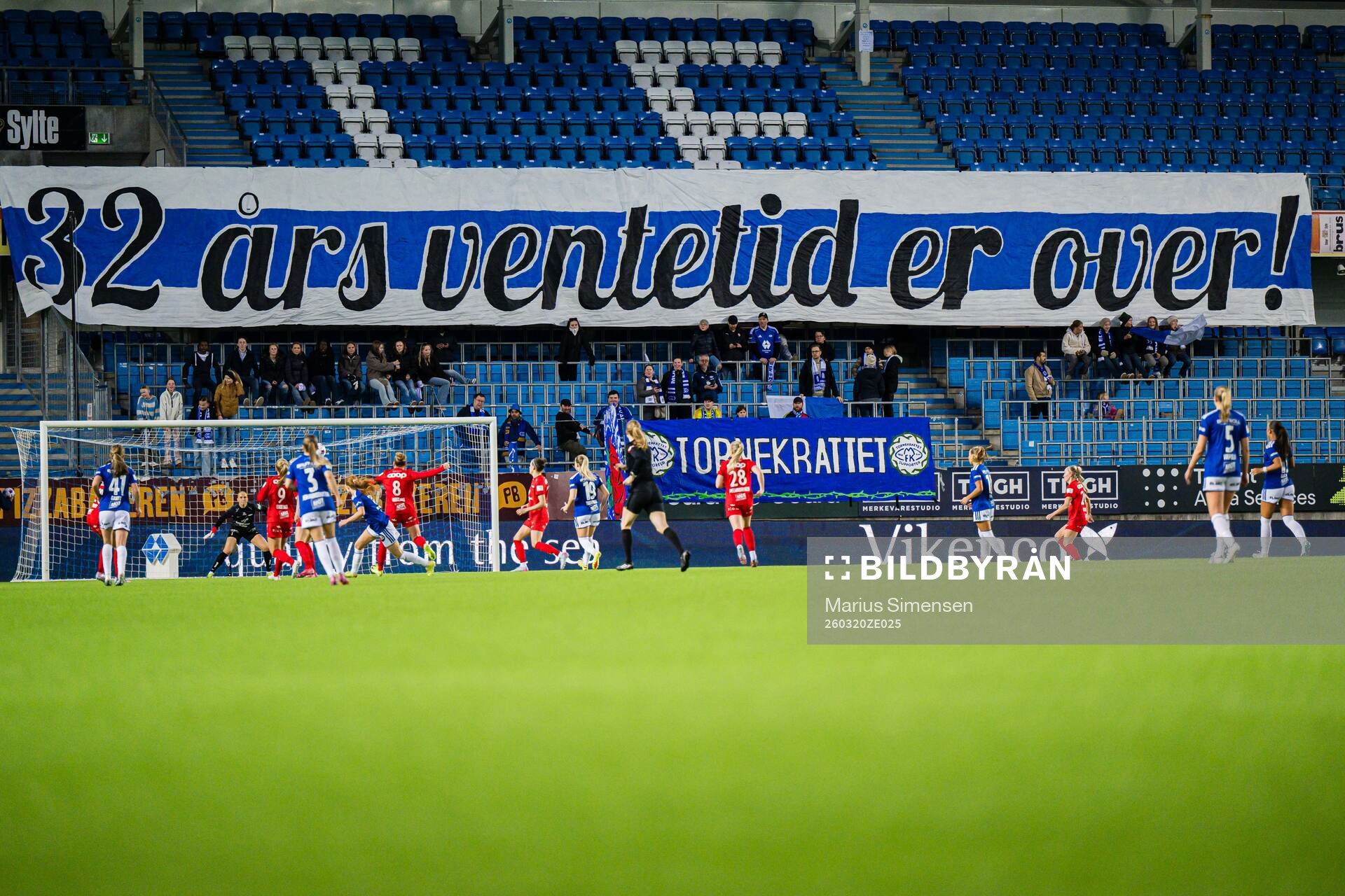 Spectators in the stands