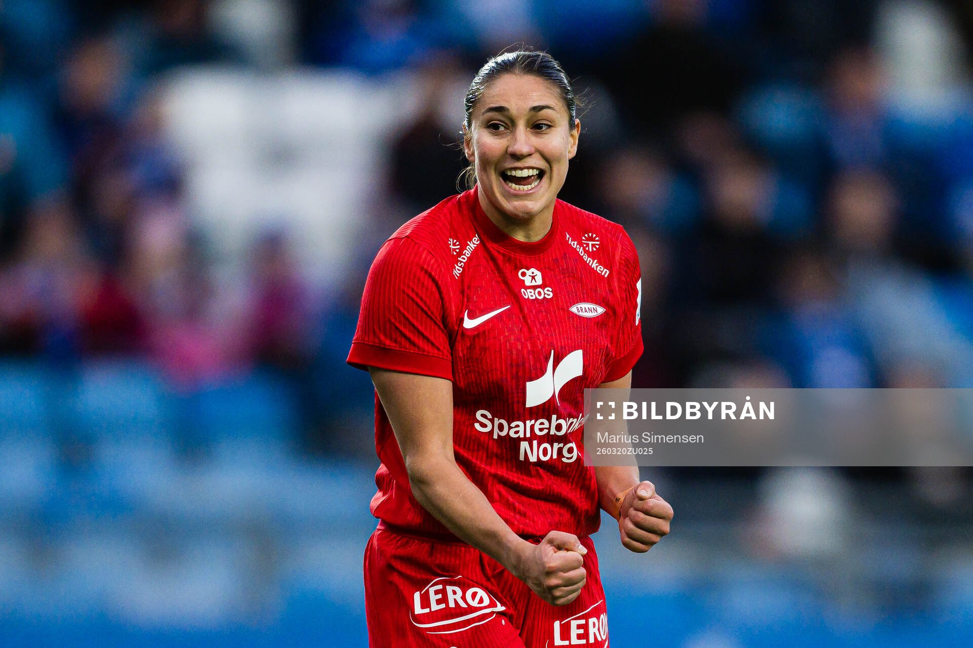 Brenna Marie Lovera of Brann celebrates