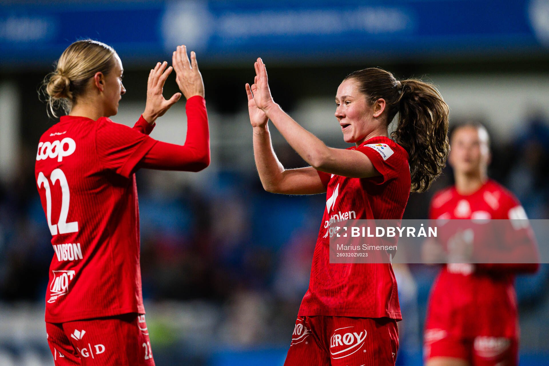 Lauren Alison Davidson and Carina Wik Alfredsen of Brann
