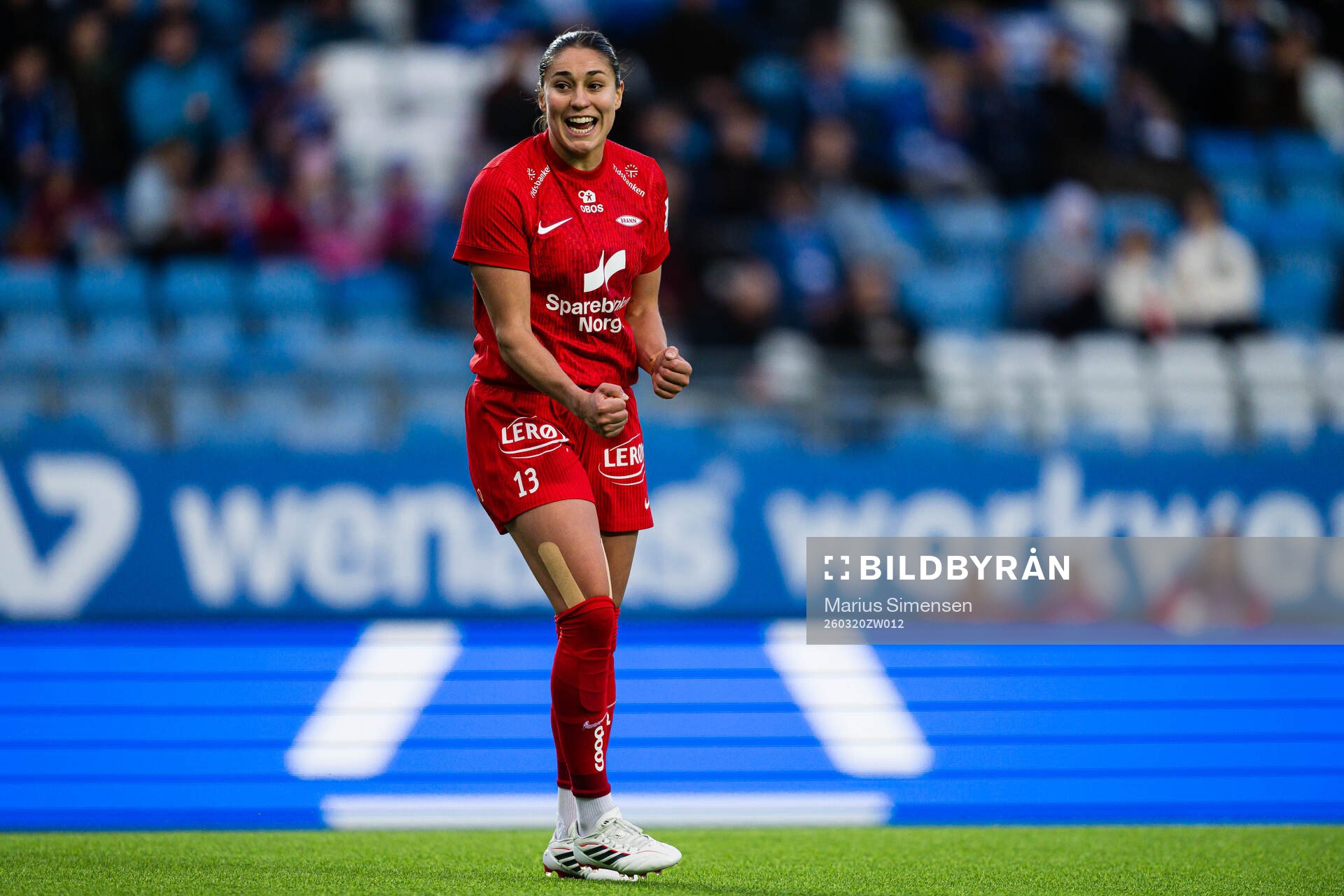 Brenna Marie Lovera of Brann celebrates
