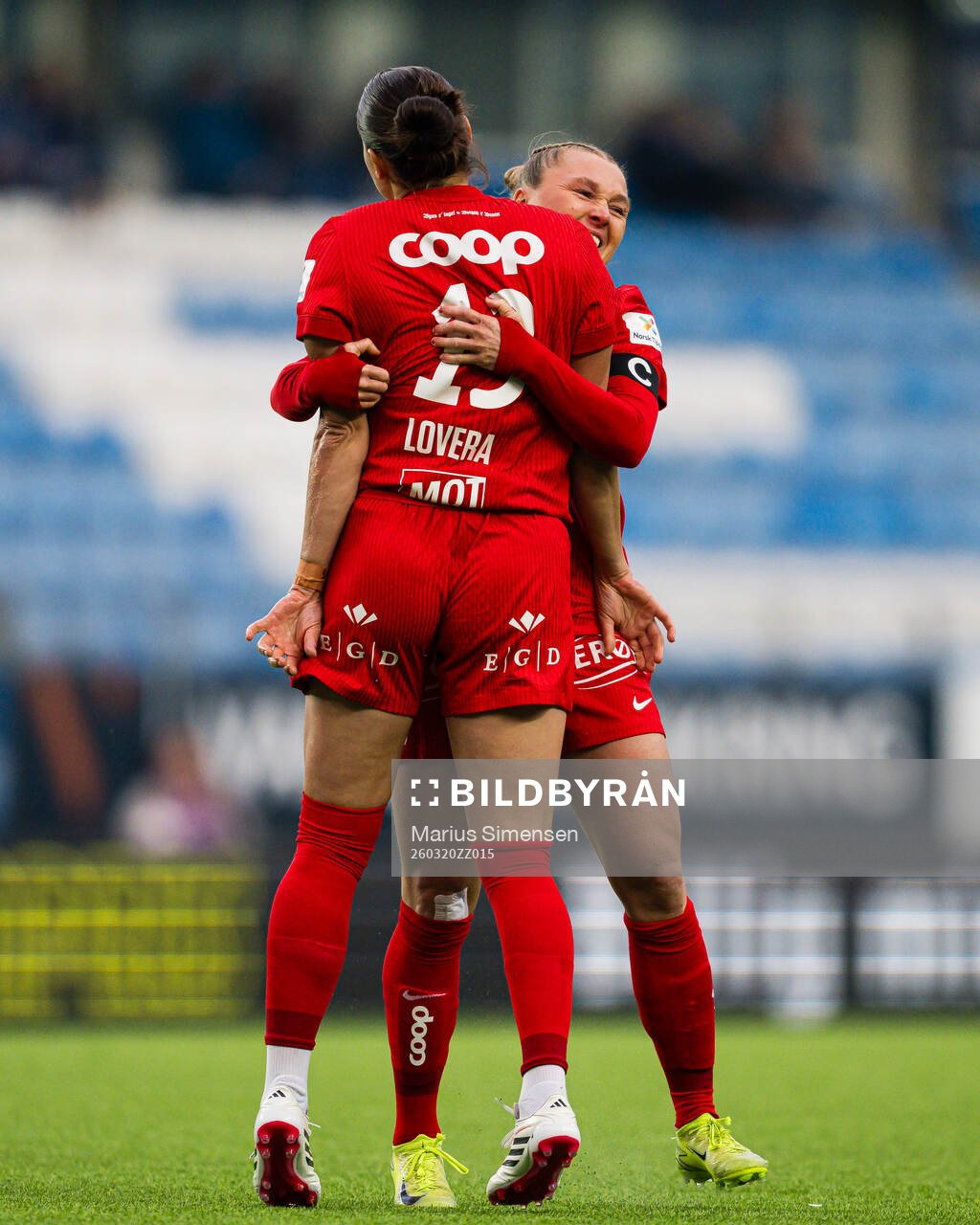 Brenna Marie Lovera of Brann celebrates