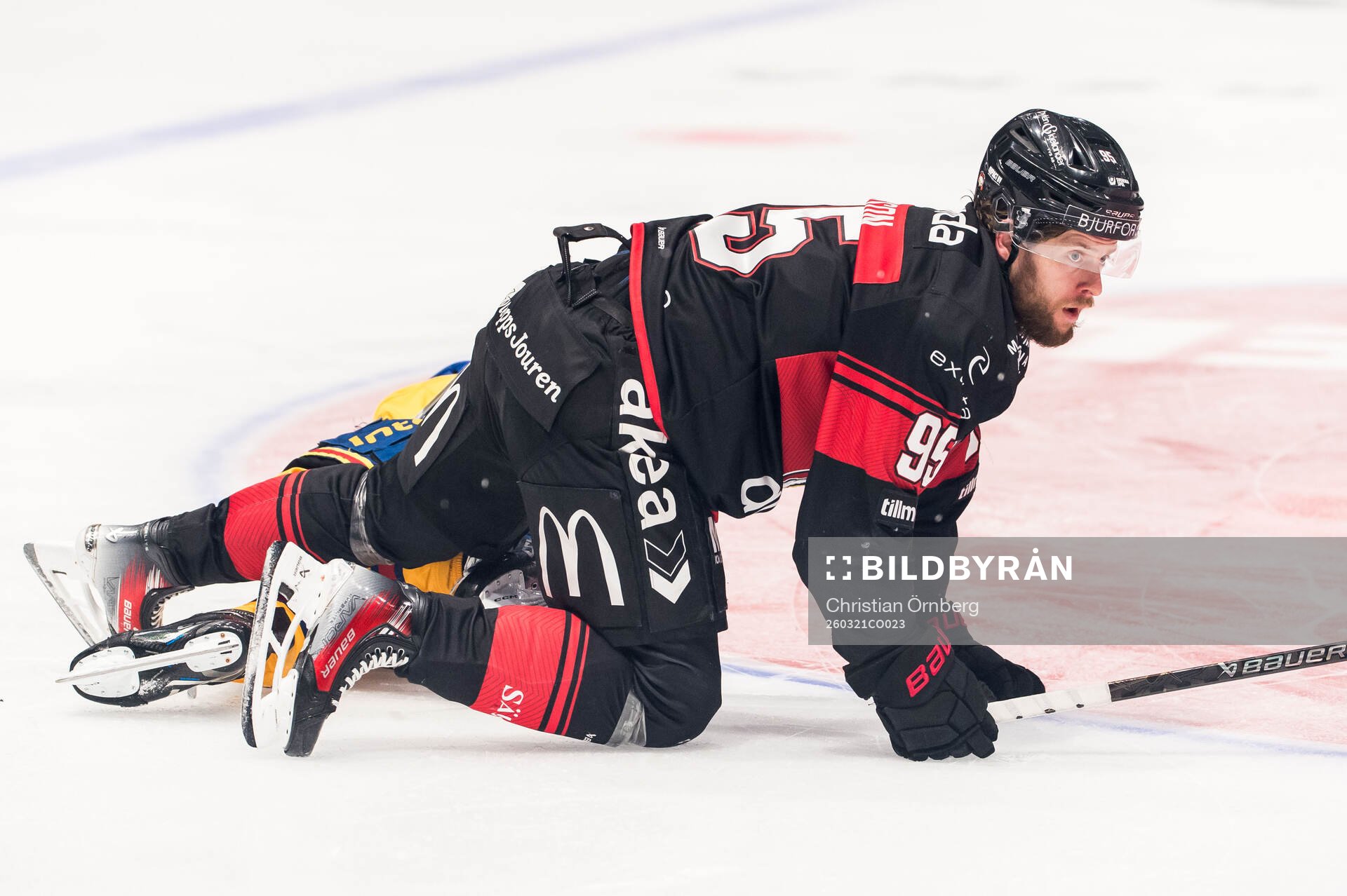Malmö Redhawks Carl Persson och Djurgårdens Håvard
