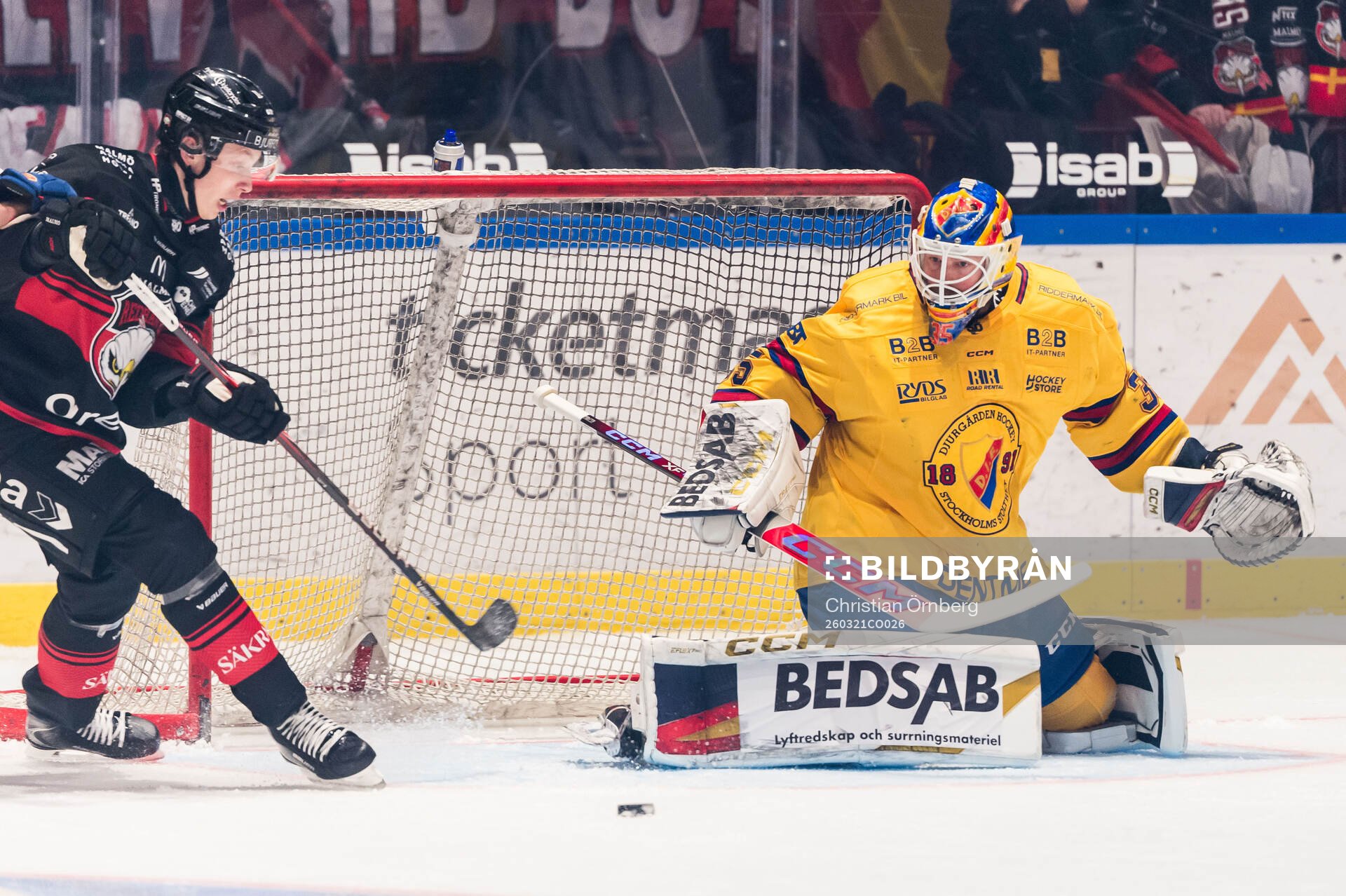 Malmö Redhawks William Von Barnekow och Djurgårdens