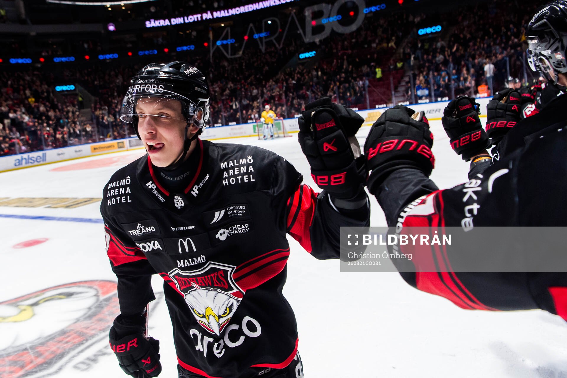 Malmö Redhawks William Von Barnekow jublar