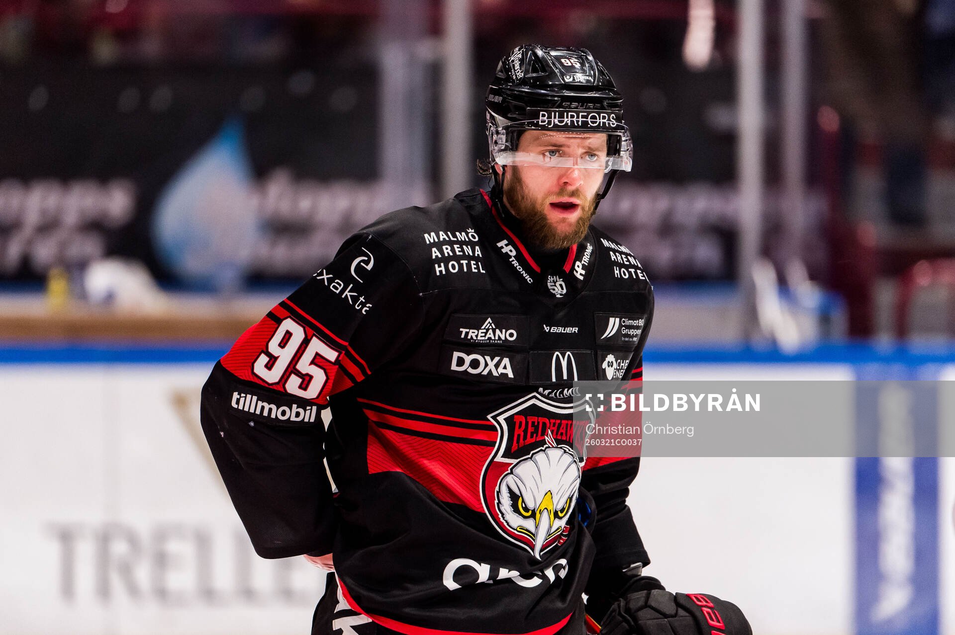 Malmö Redhawks Carl Persson utvisas