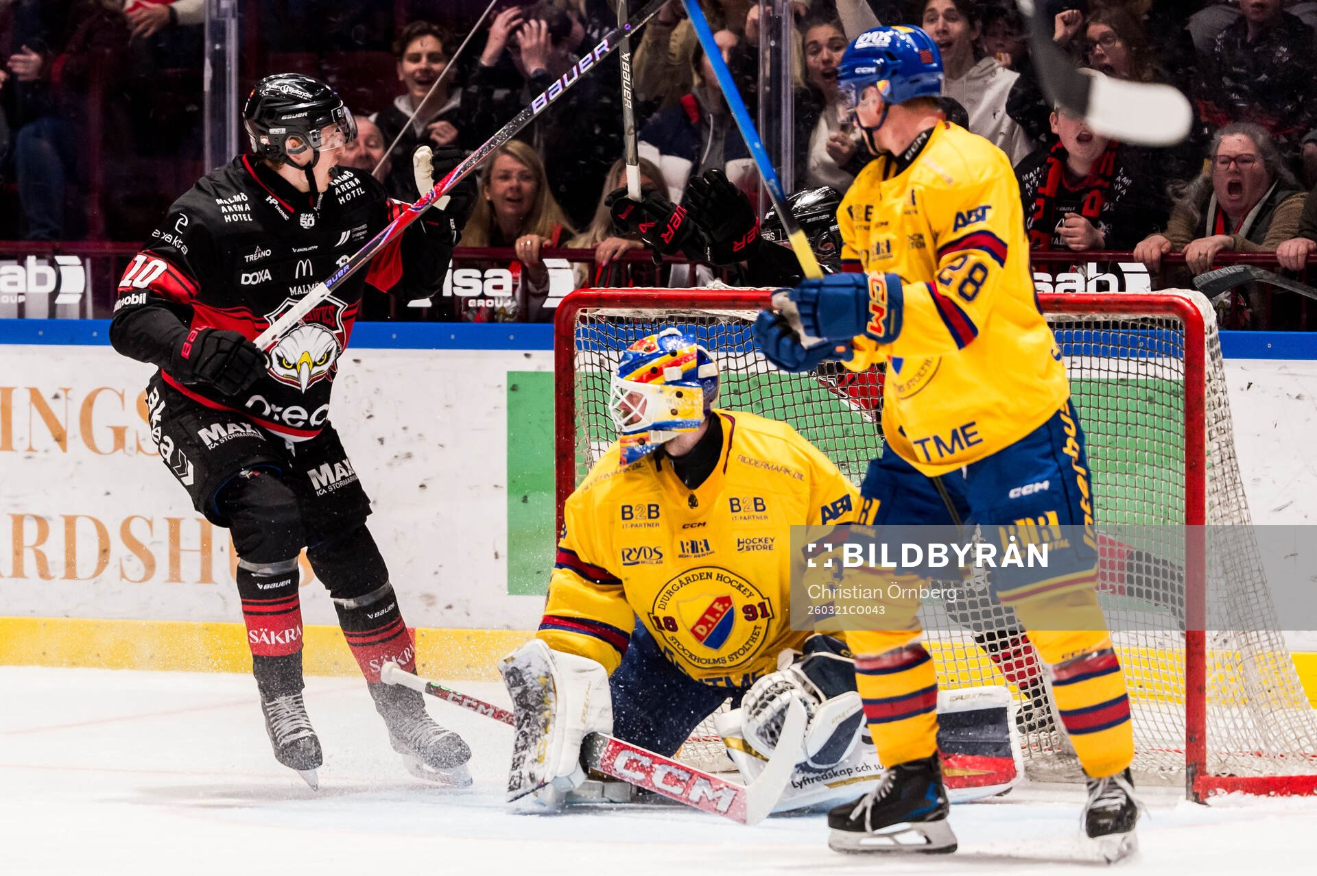 Malmö Redhawks William Von Barnekow jublar