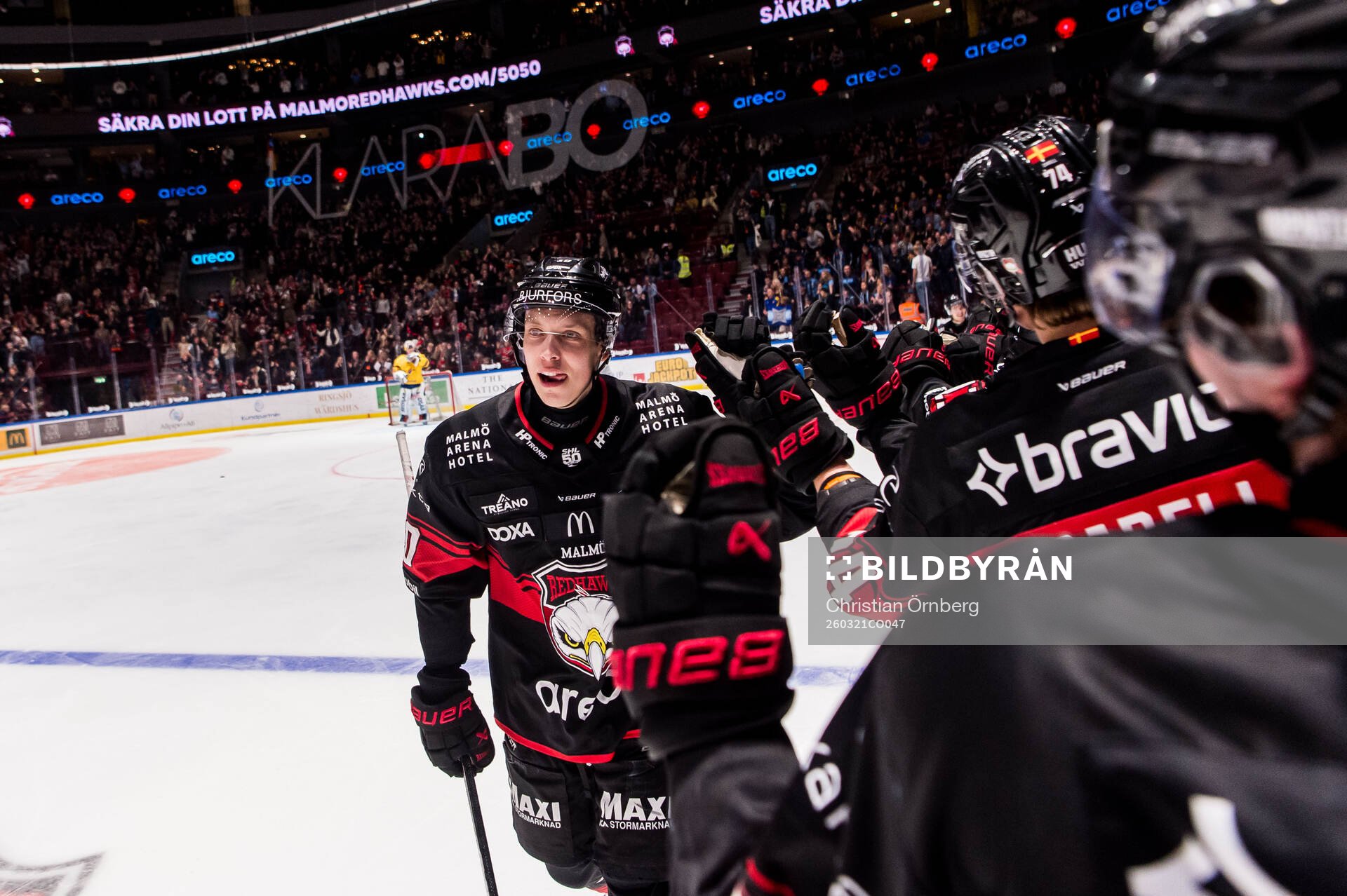 Malmö Redhawks William Von Barnekow jublar