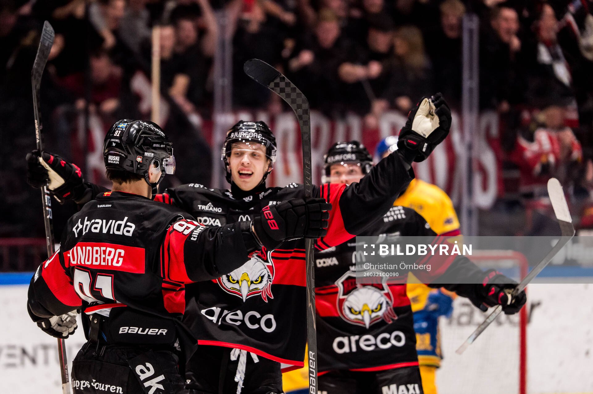 Malmö Redhawks Axel Sundberg och William Von Barnekow