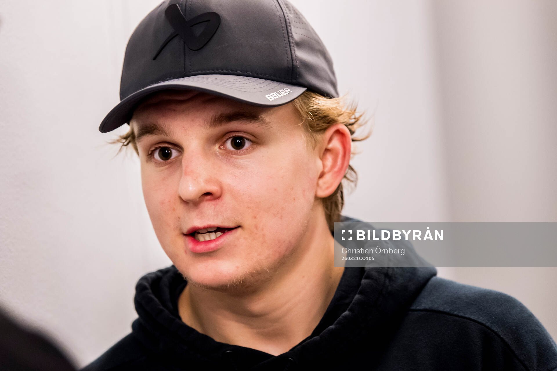 Malmö Redhawks målvakt Oskar Blomgren