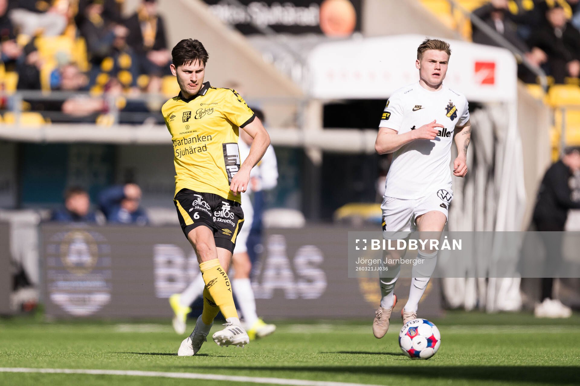 Elfsborgs Rasmus Wikström och AIKs Linus Järeteg
