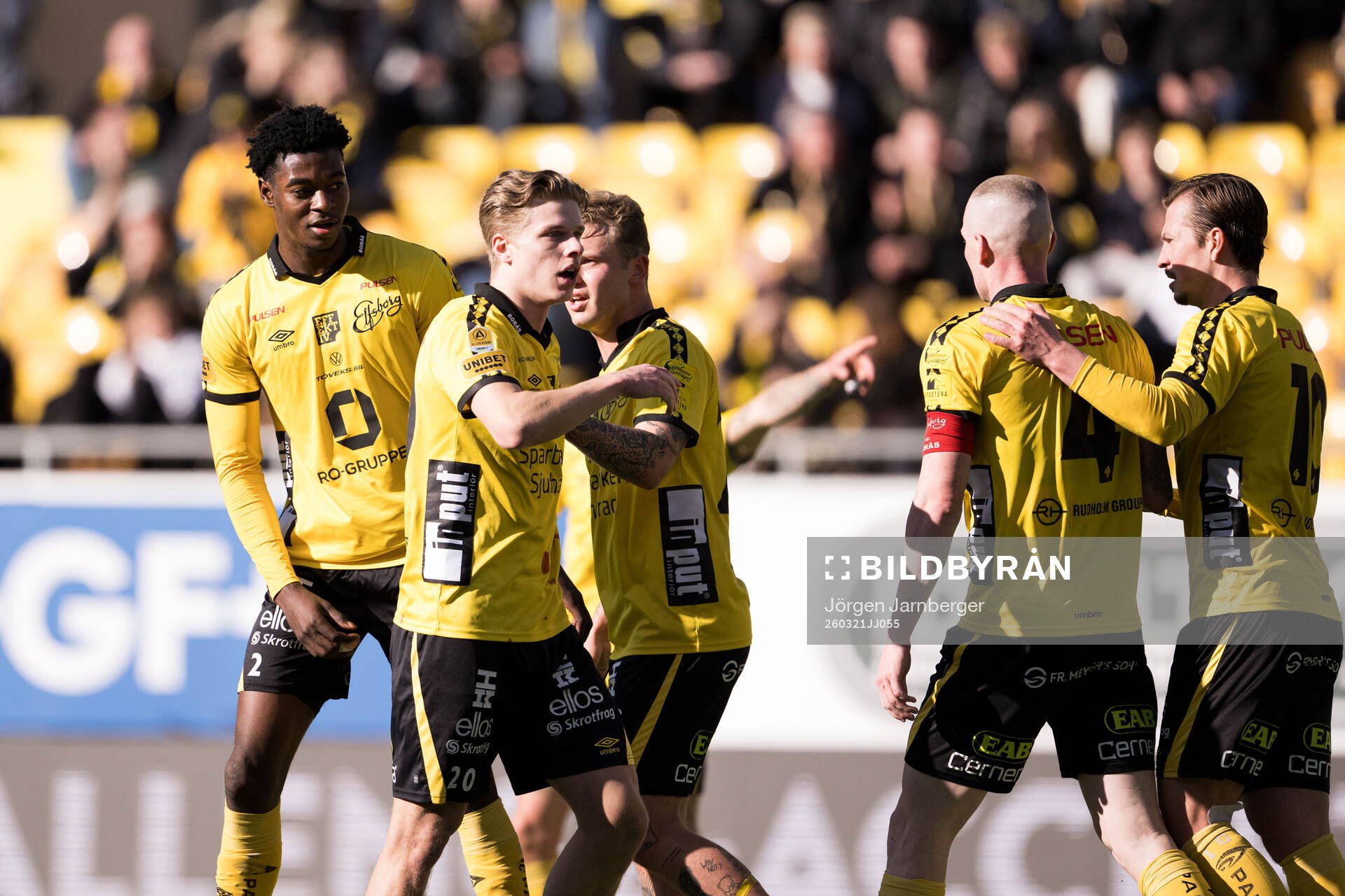 Elfsborgs spelare jublar