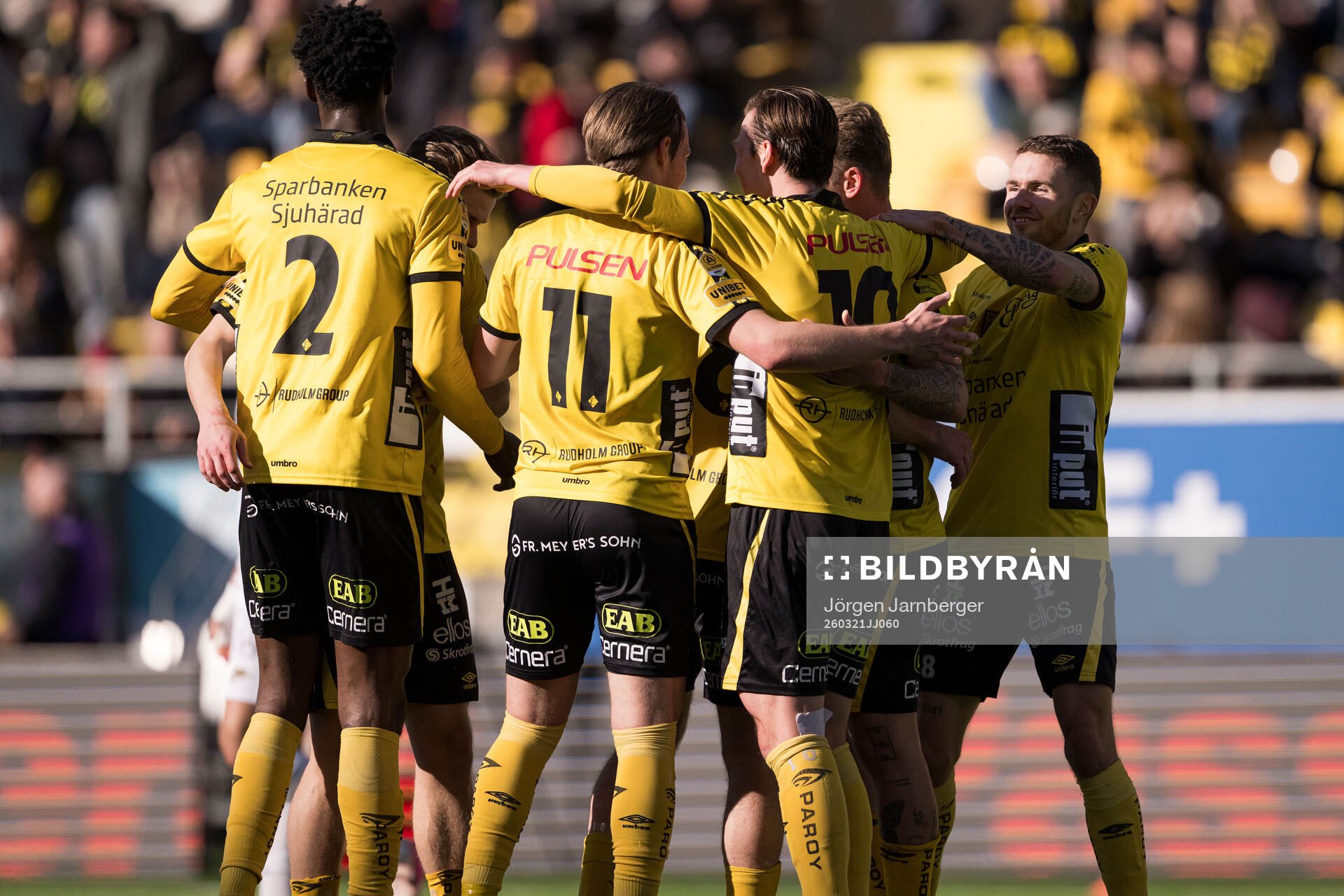 Elfsborgs spelare jublar