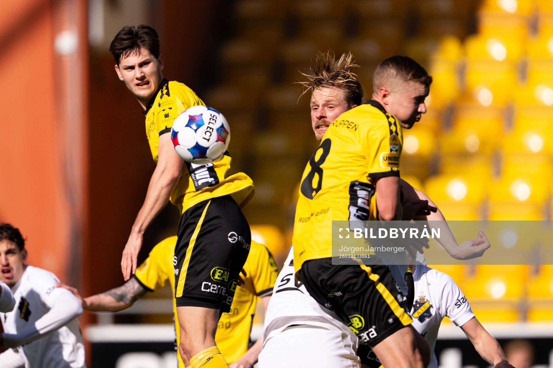 Elfsborgs Rasmus Wikström, Per Frick och Sebastian Holmén