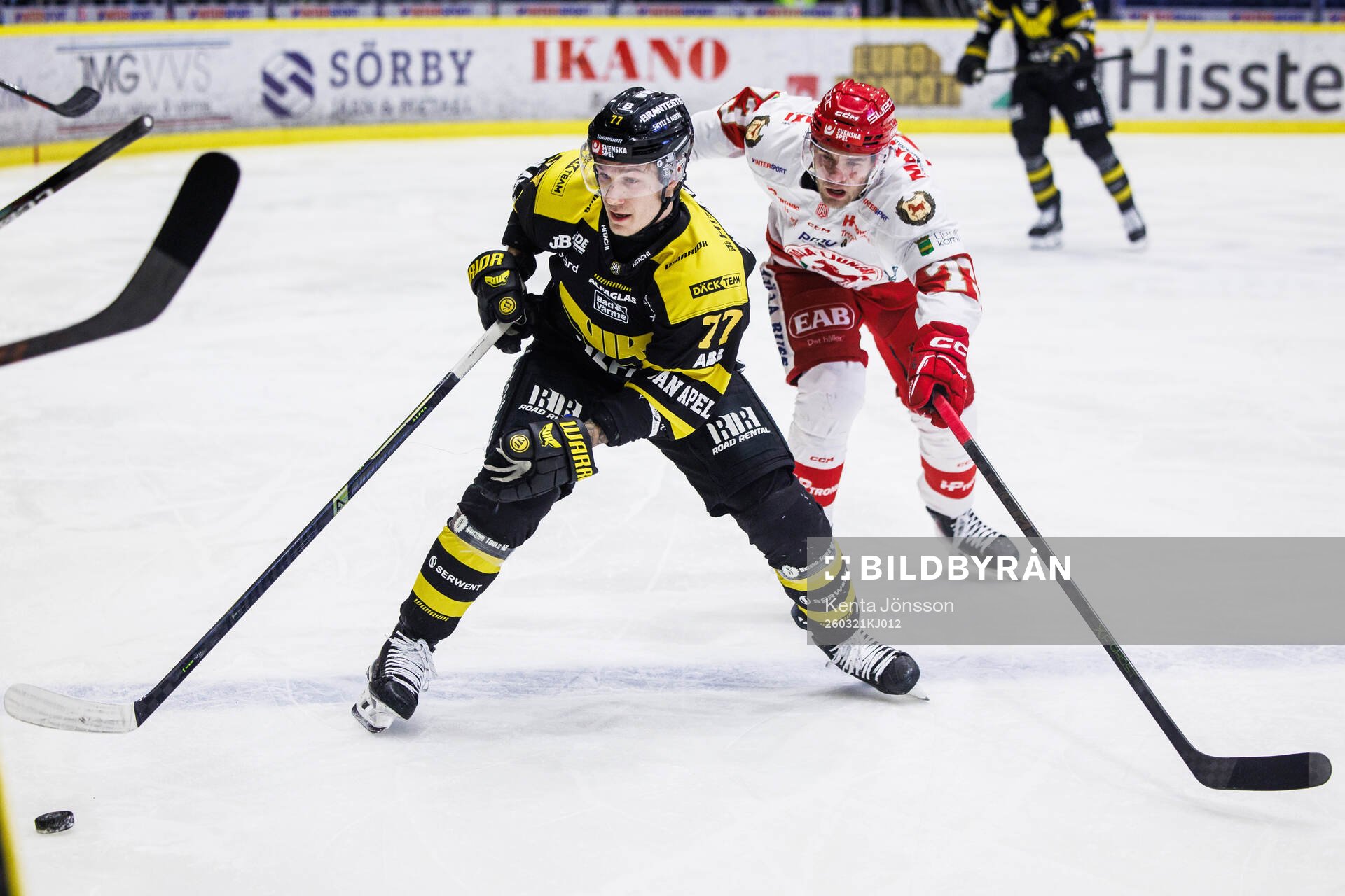Västerås Oscar Birgersson och Troja/Ljungbys Anton Gradin
