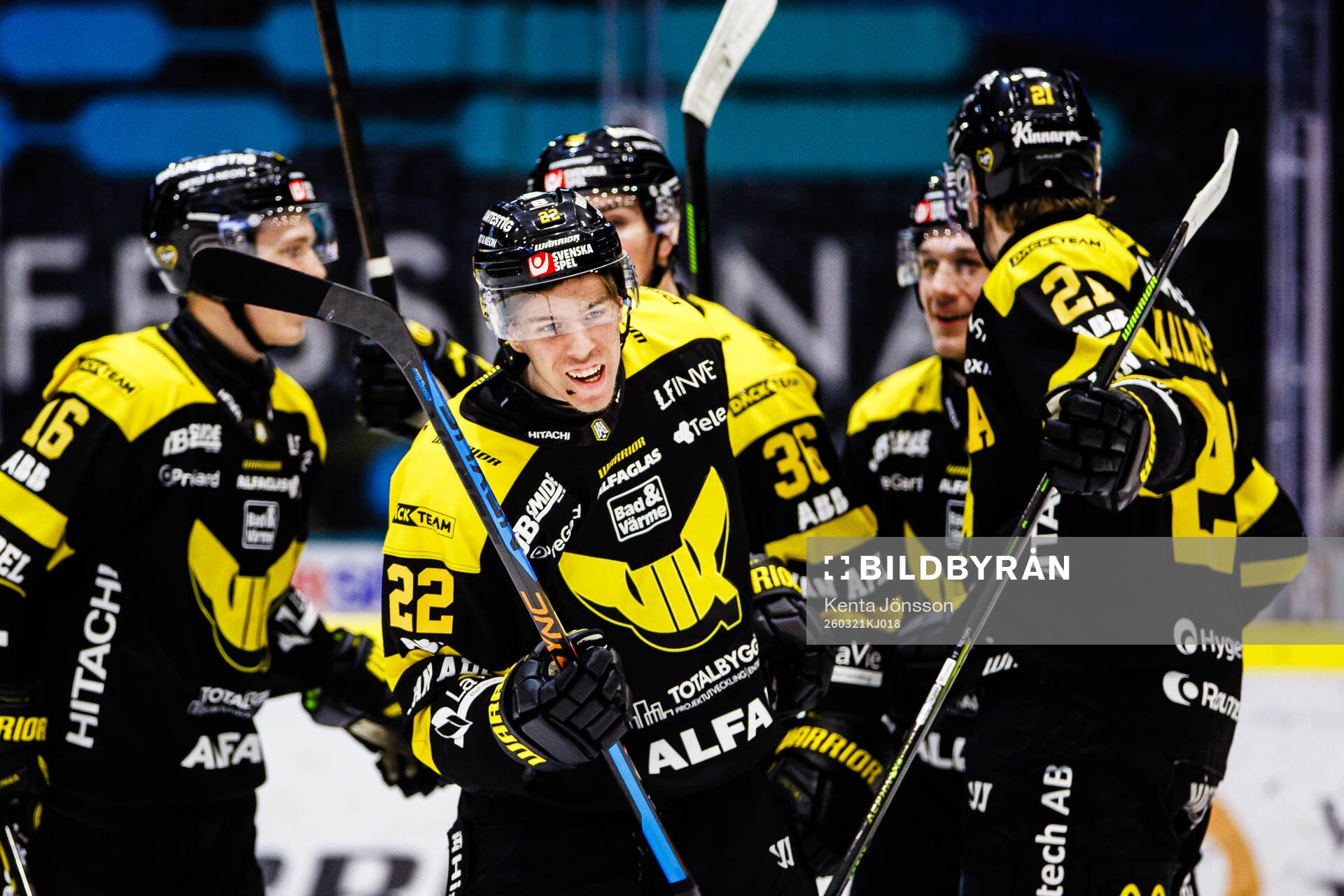 Västerås Viktor Johansson jublar